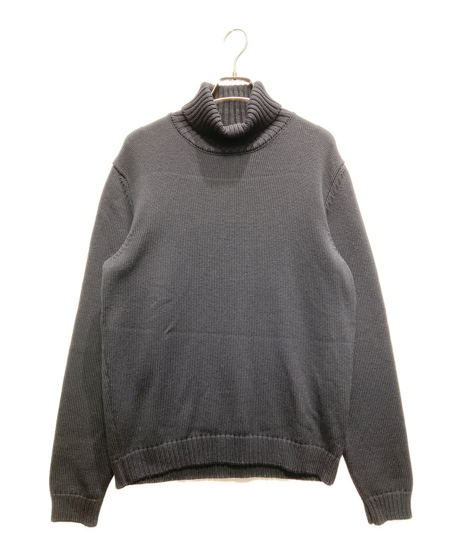 中古・古着通販】Zanone (ザノーネ) タートルネックニット ネイビー