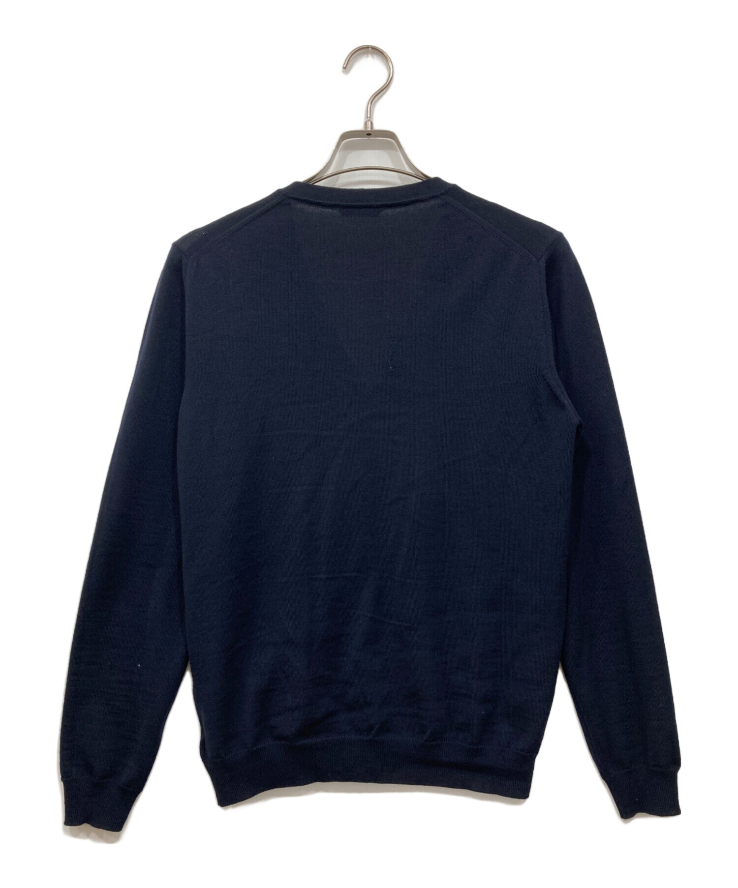 中古・古着通販】Zanone (ザノーネ) ウールカーディガン ネイビー