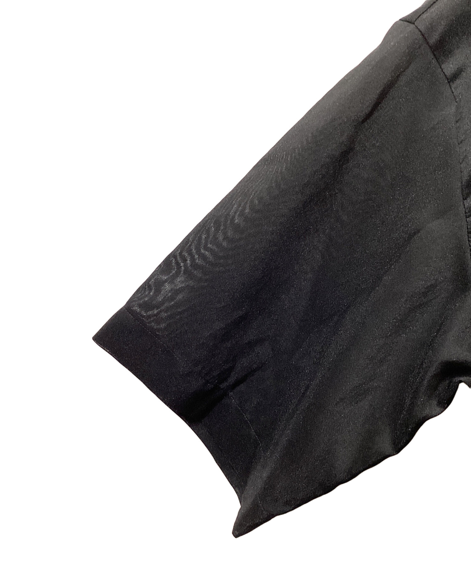 中古・古着通販】MURRAL (ミューラル) Monochrome tuck shirt ブラック 