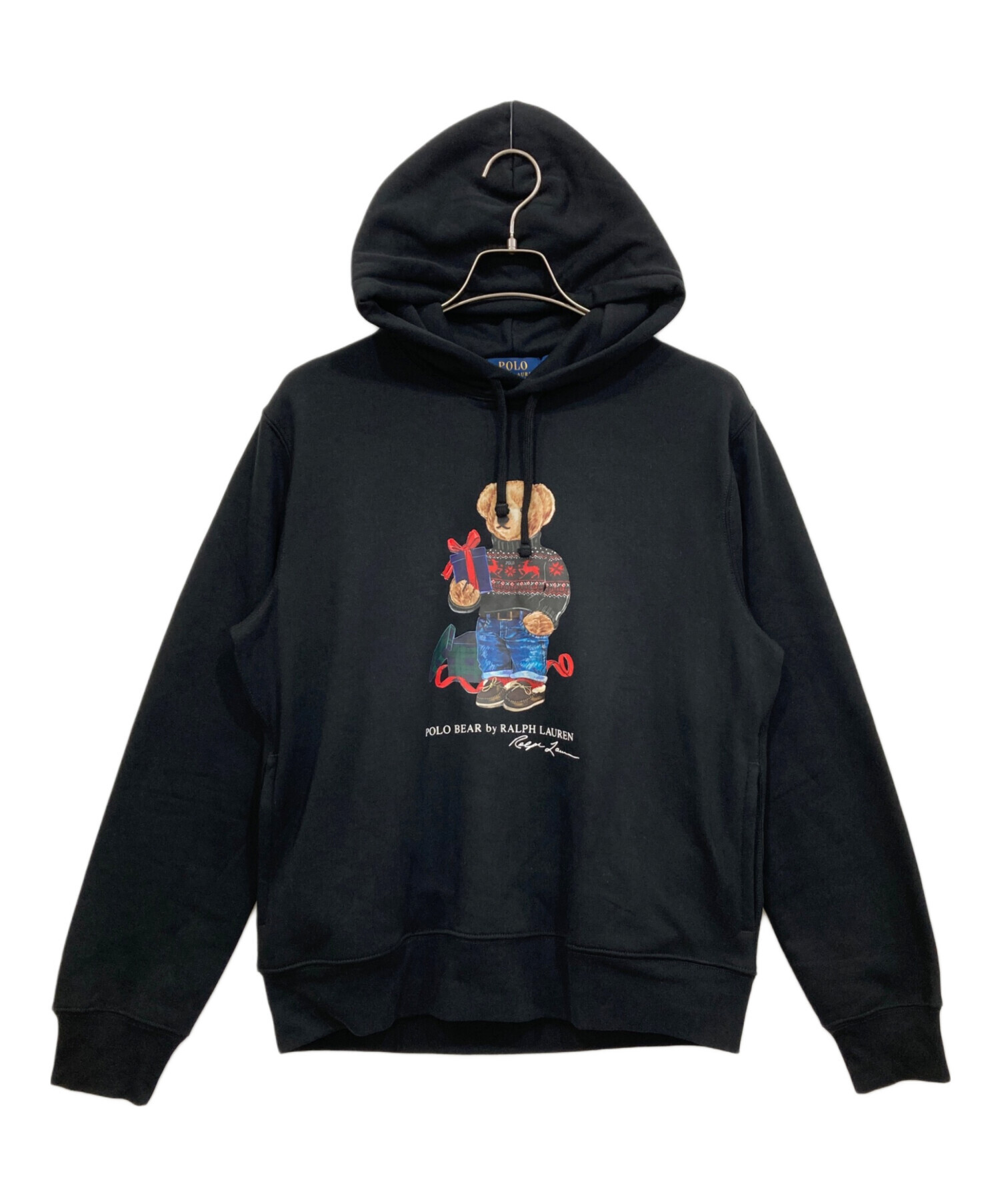 RRL 新品 ロゴ パーカー S デニム Tシャツ ポロベア　ラルフローレン POLO RALPHLAUREN ラルフローレン ポロベア パーカー デカロゴ RRL