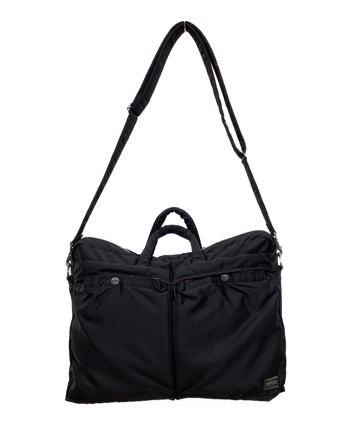中古・古着通販】PORTER (ポーター) TANKER 2WAY BRIEFCASE ブラック 