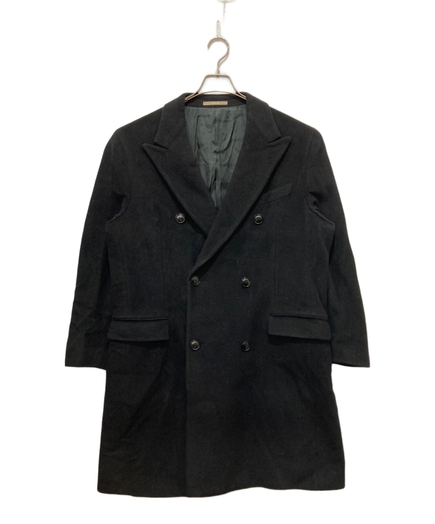 中古・古着通販】PAOLONI (パオローニ) カシミヤダブルコート ネイビー