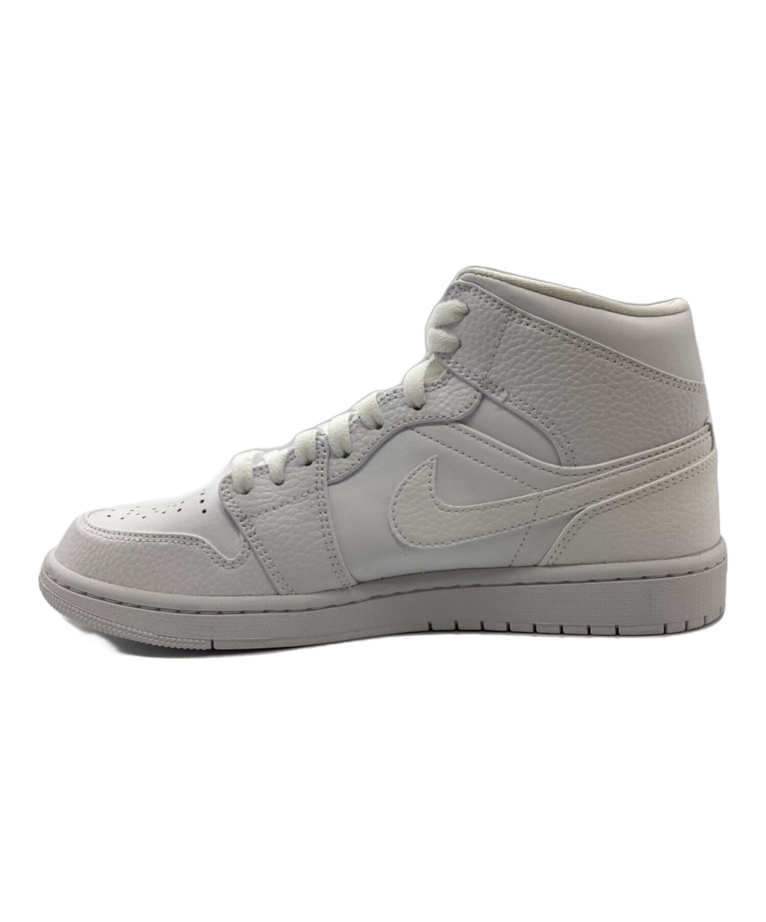 中古・古着通販】NIKE (ナイキ) AIR JORDAN 1 MID ホワイト サイズ 