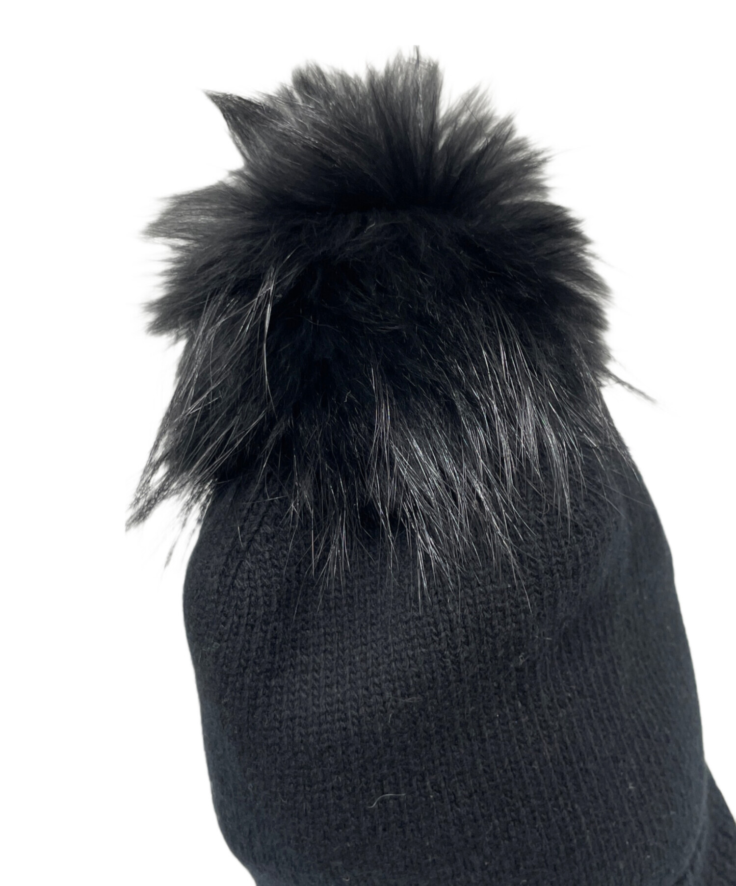 中古・古着通販】MONCLER (モンクレール) ファーポン付ニット帽