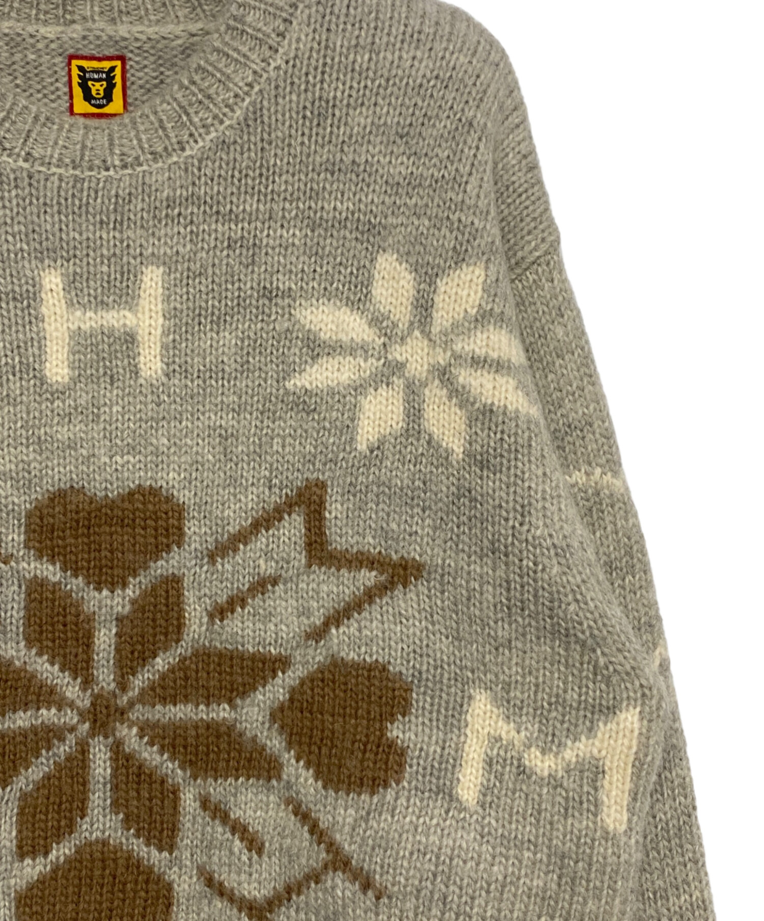 中古・古着通販】HUMAN MADE (ヒューマンメイド) SNOWFLAKE KNIT 