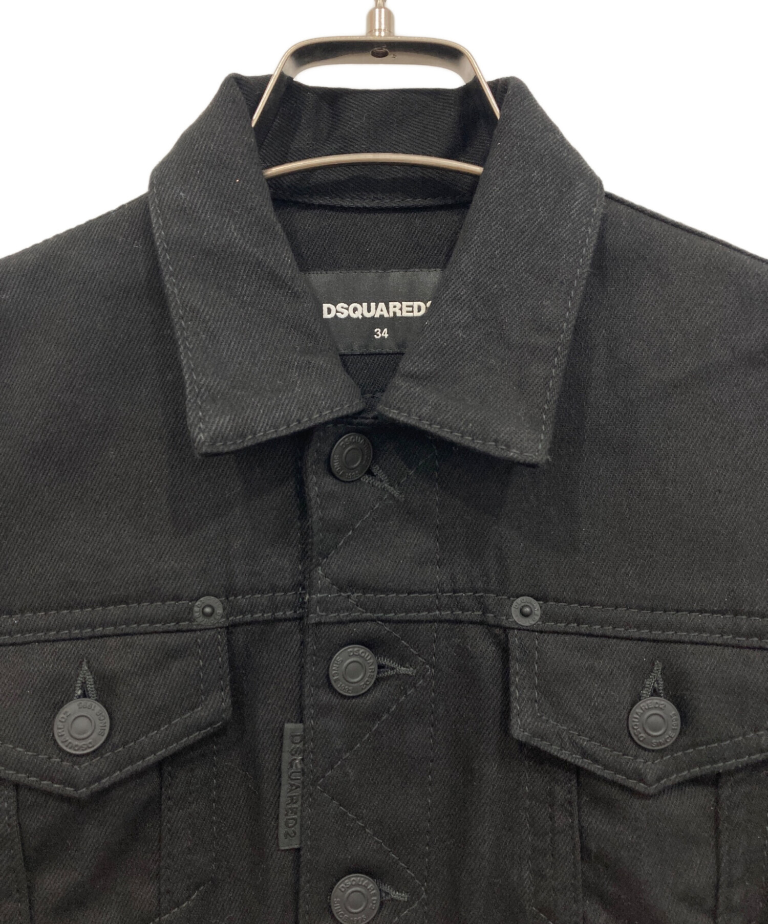 DSQUARED2 ディースクエアード デニムジャケット icon 中古・古着通販】DSQUARED2 (ディースクエアード) ICON PADDED JEAN