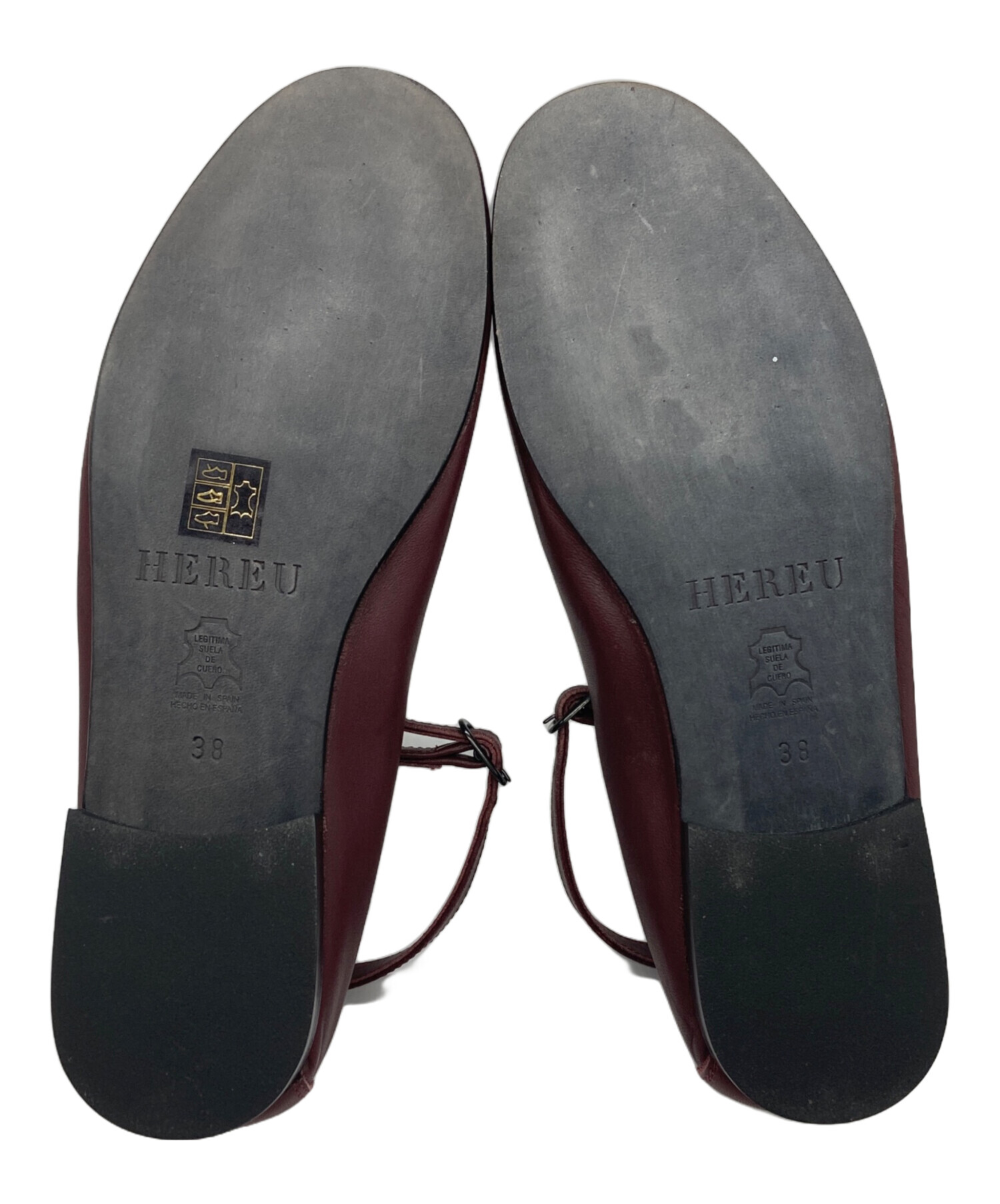 中古・古着通販】HEREU (ヘリュー) スリッポンシューズ ワインレッド 