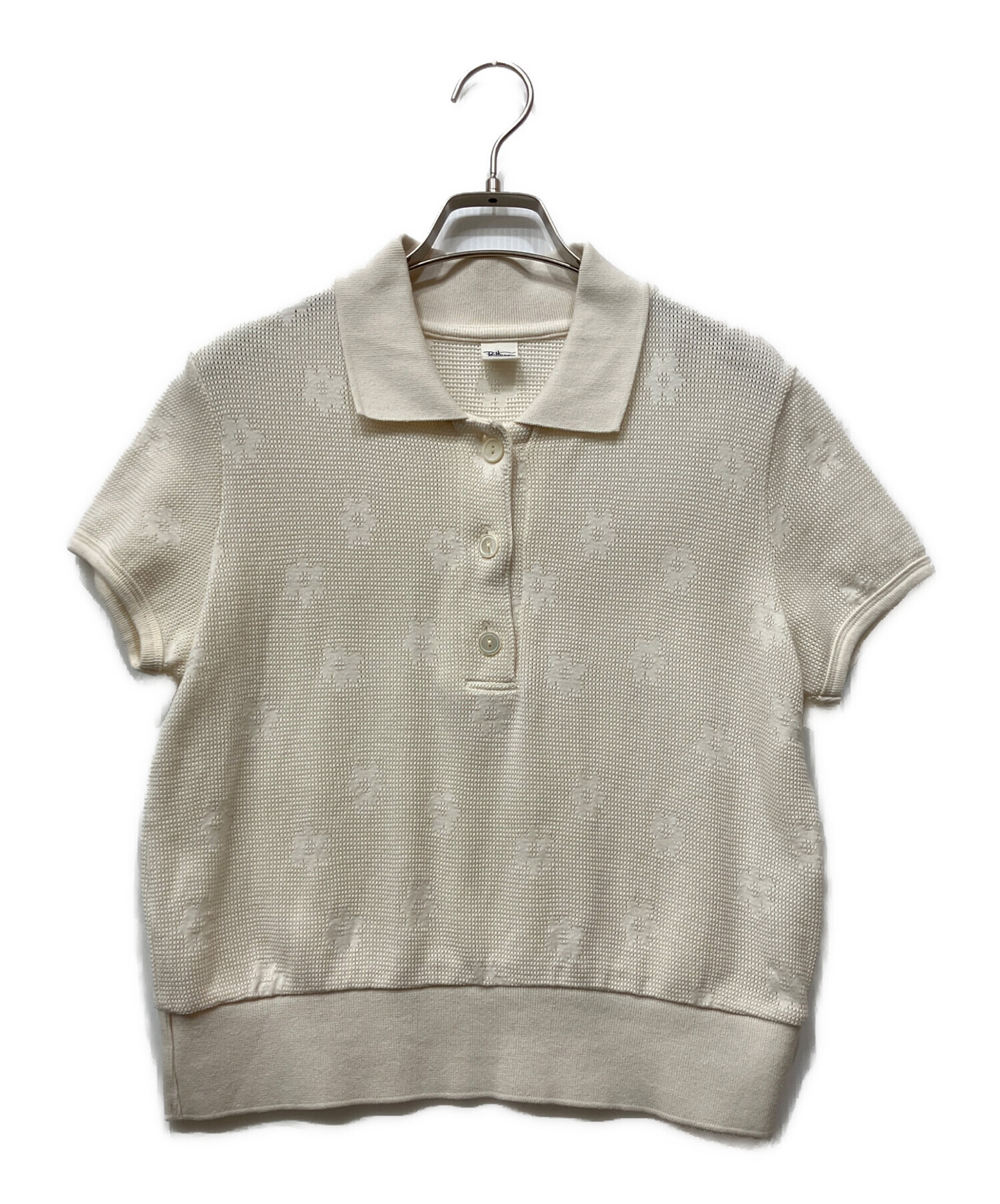 中古・古着通販】Ron Herman (ロンハーマン) Flower Waffle Polo Shirt