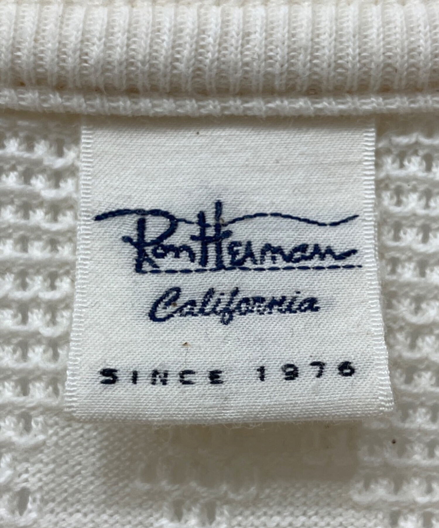 中古・古着通販】Ron Herman (ロンハーマン) Flower Waffle Polo Shirt