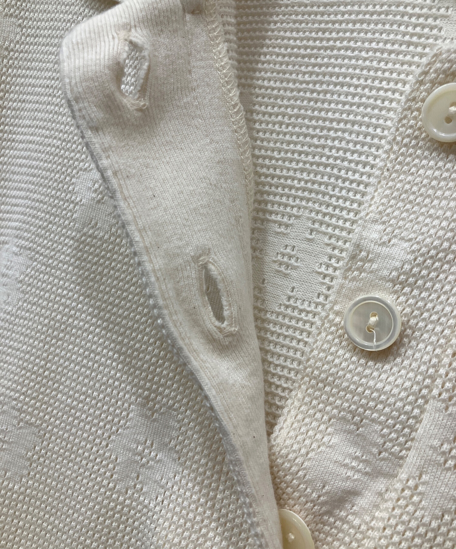 中古・古着通販】Ron Herman (ロンハーマン) Flower Waffle Polo Shirt