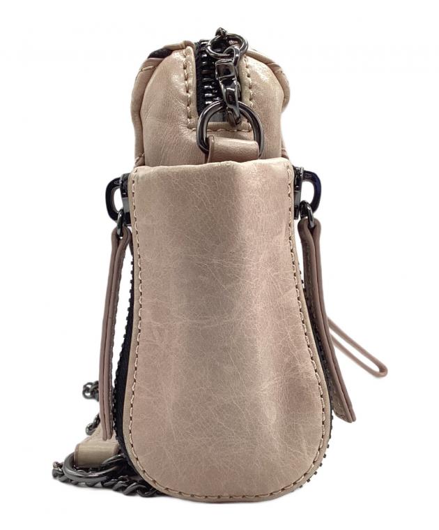 中古・古着通販】DIESEL (ディーゼル) レザーチェーンショルダーバッグ
