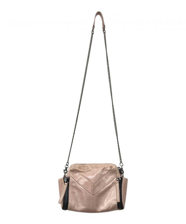 中古・古着通販】DIESEL (ディーゼル) レザーチェーンショルダーバッグ