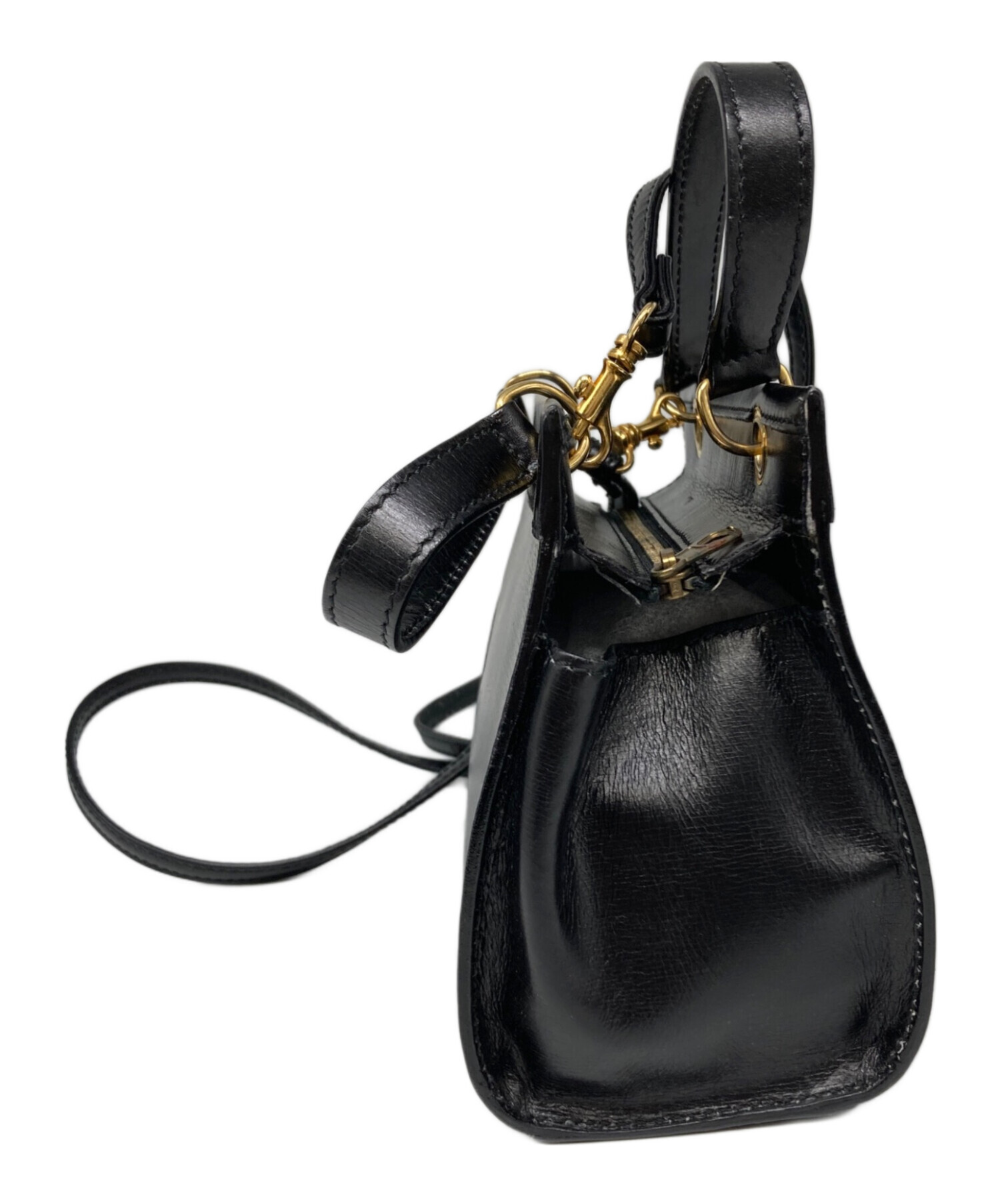 中古・古着通販】CELINE (セリーヌ) 2WAYミニハンドバッグ ブラック 