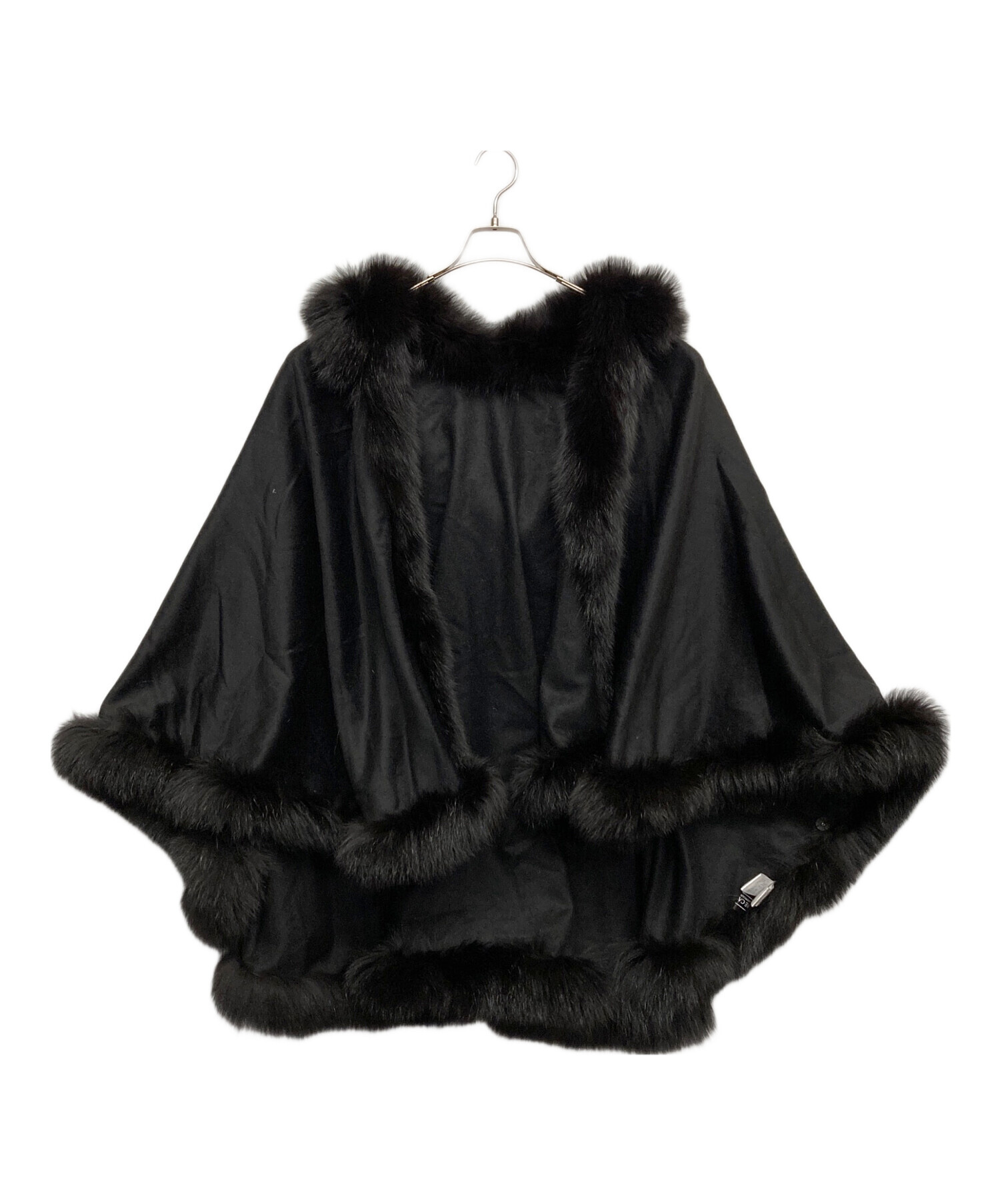 中古・古着通販】SAGA FURS (サガファーズ) ファートリミングポンチョ