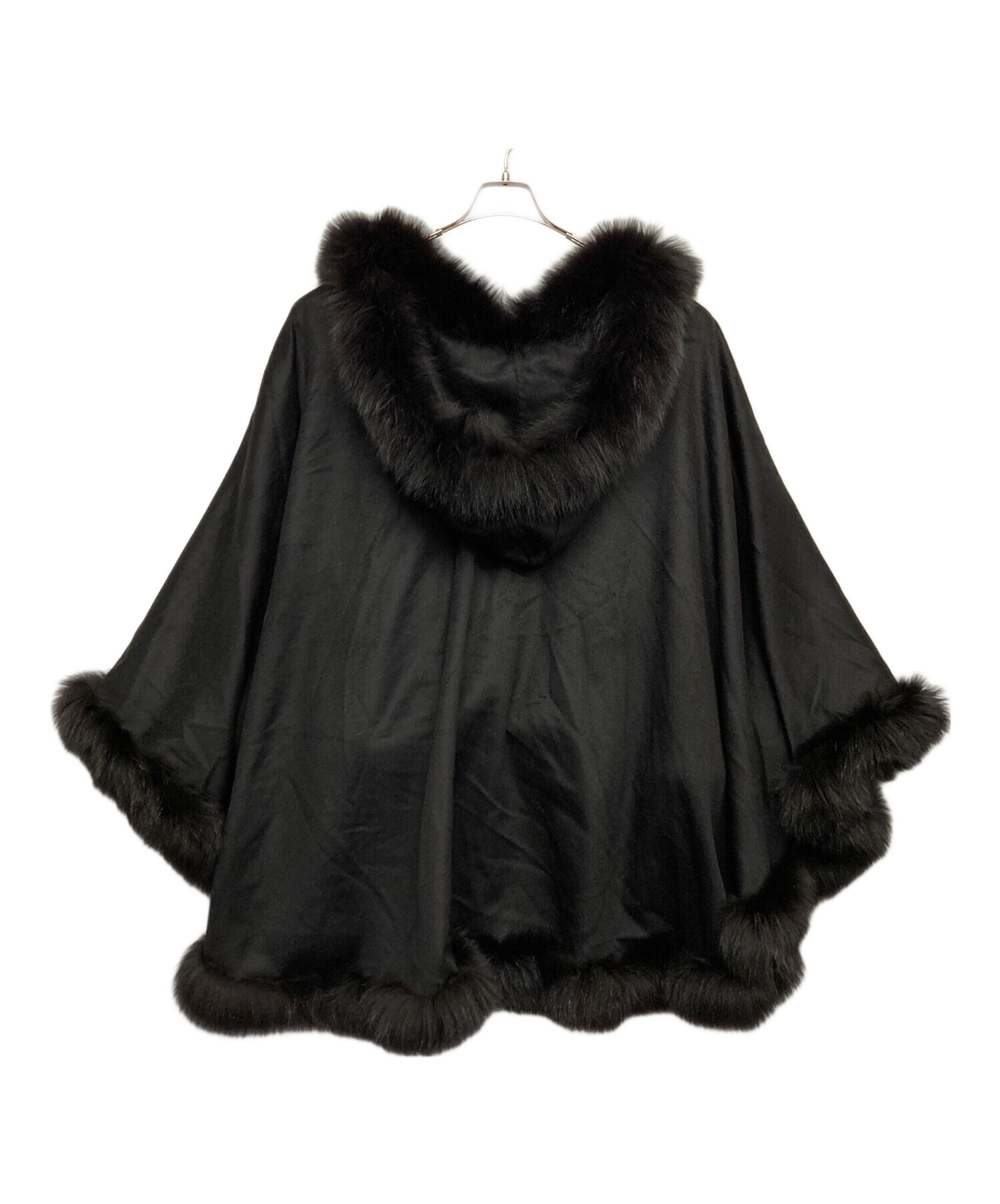 中古・古着通販】SAGA FURS (サガファーズ) ファートリミングポンチョ