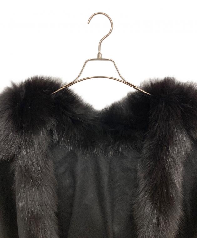 中古・古着通販】SAGA FURS (サガファーズ) ファートリミングポンチョ