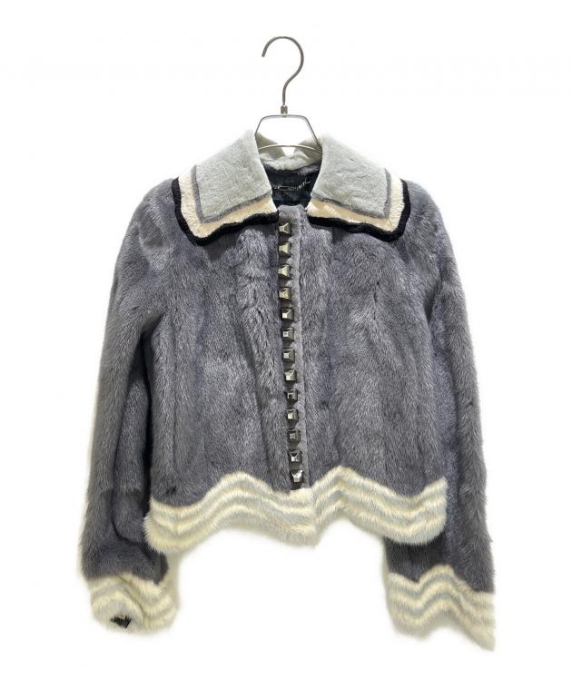 中古・古着通販】FENDI (フェンディ) ミンクファージャケット グレー 