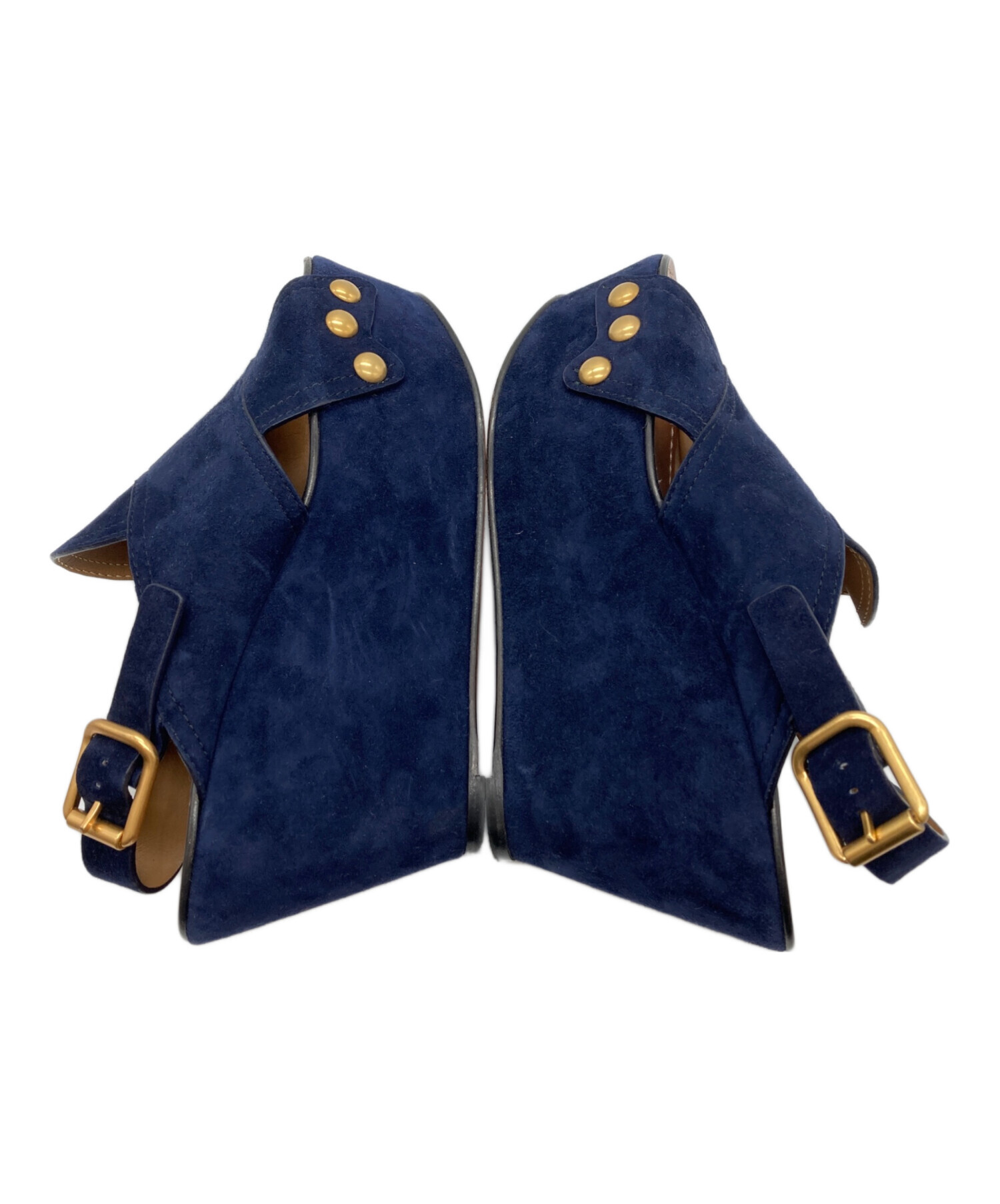 中古・古着通販】Chloe (クロエ) サンダル ネイビー サイズ:37
