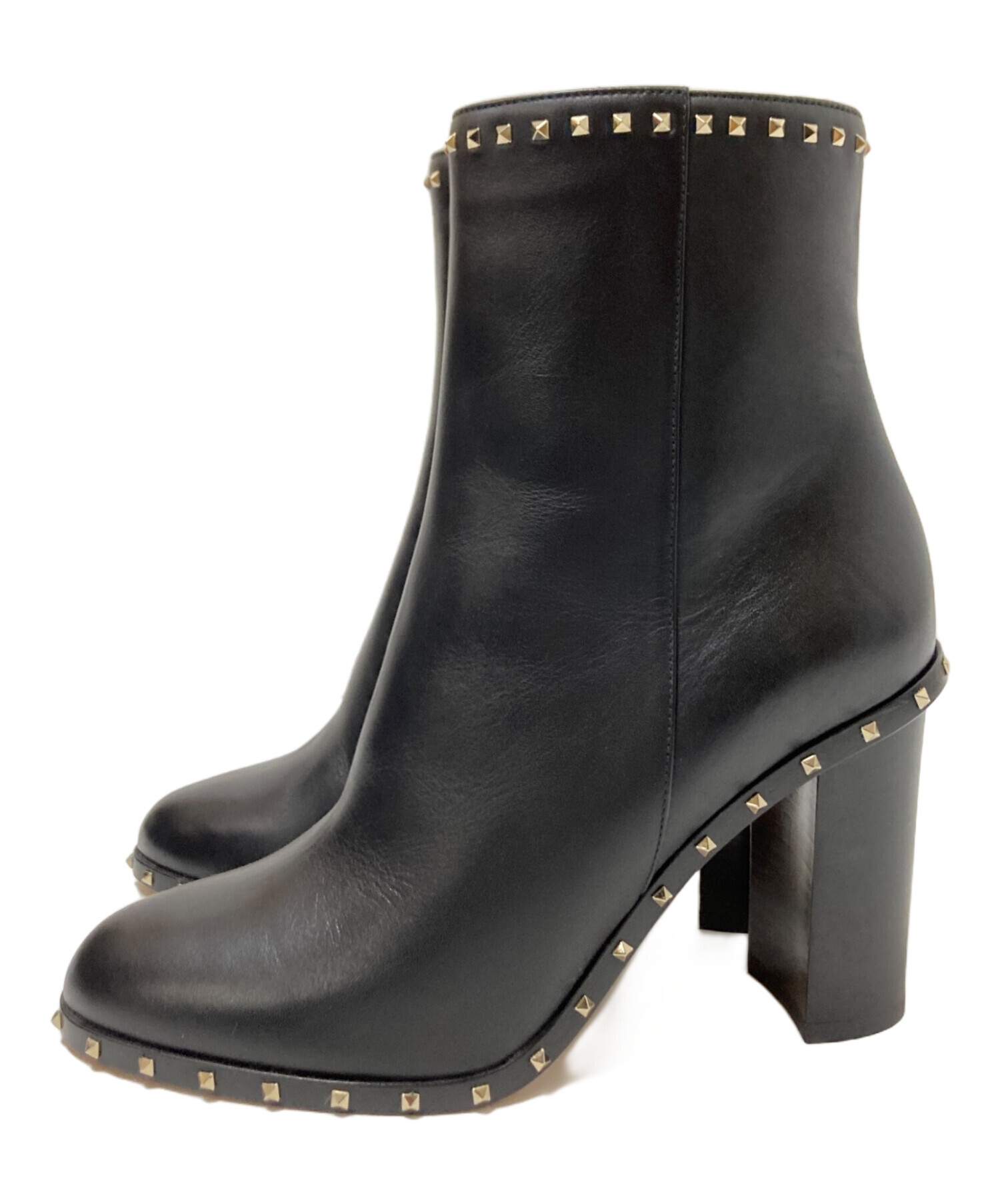 Valentino レア スタッズブーツ ショートブーツ 37 VALENTINO ヴァレンティノ ブーツ シューズ ロックスタッズ