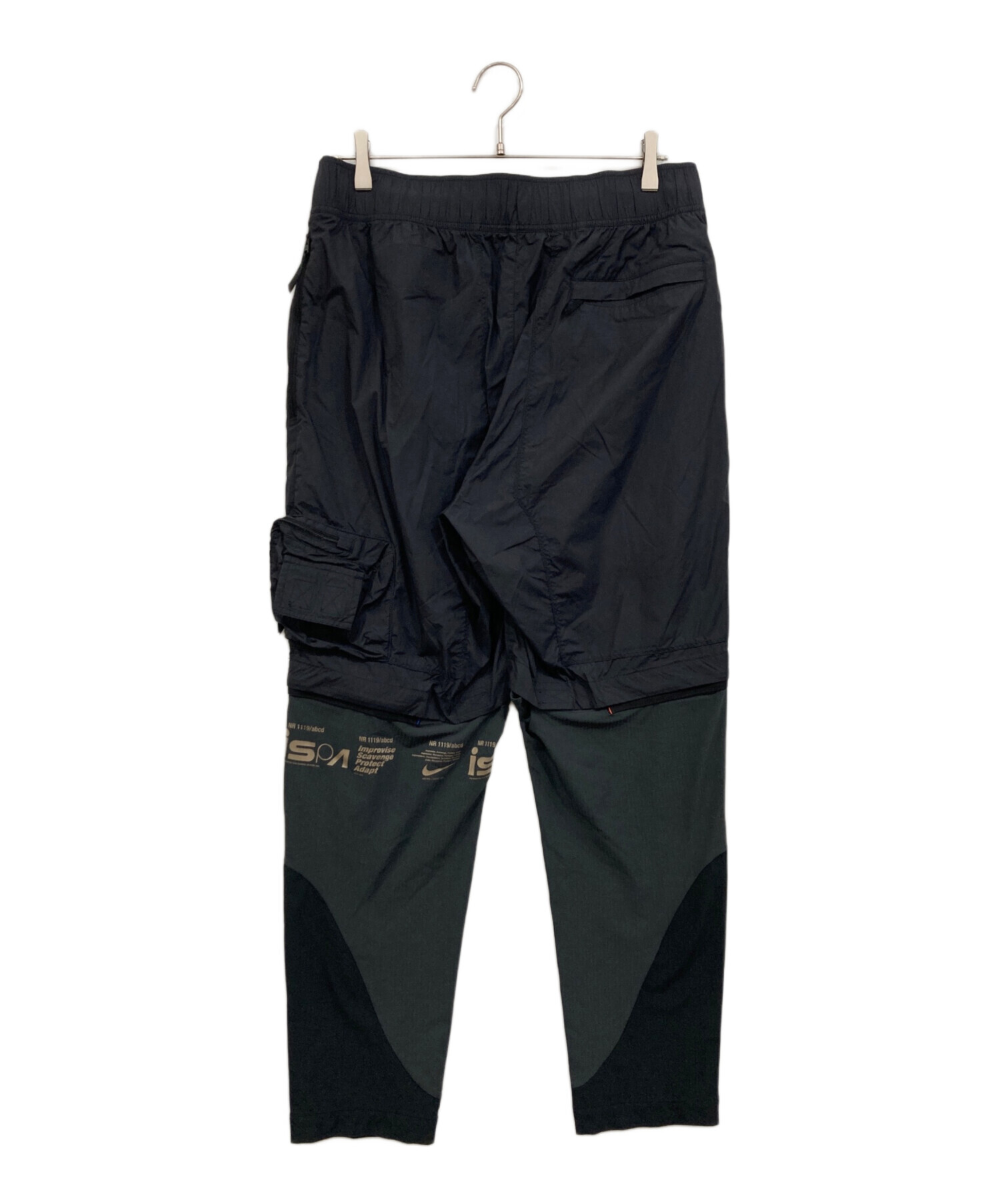 中古・古着通販】NIKE (ナイキ) NRG ISPA PANTS ブラック サイズ:L