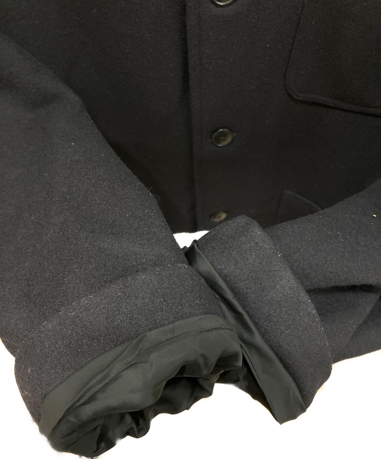 中古・古着通販】COMOLI (コモリ) ウールカシミヤ ミリタリーコート 