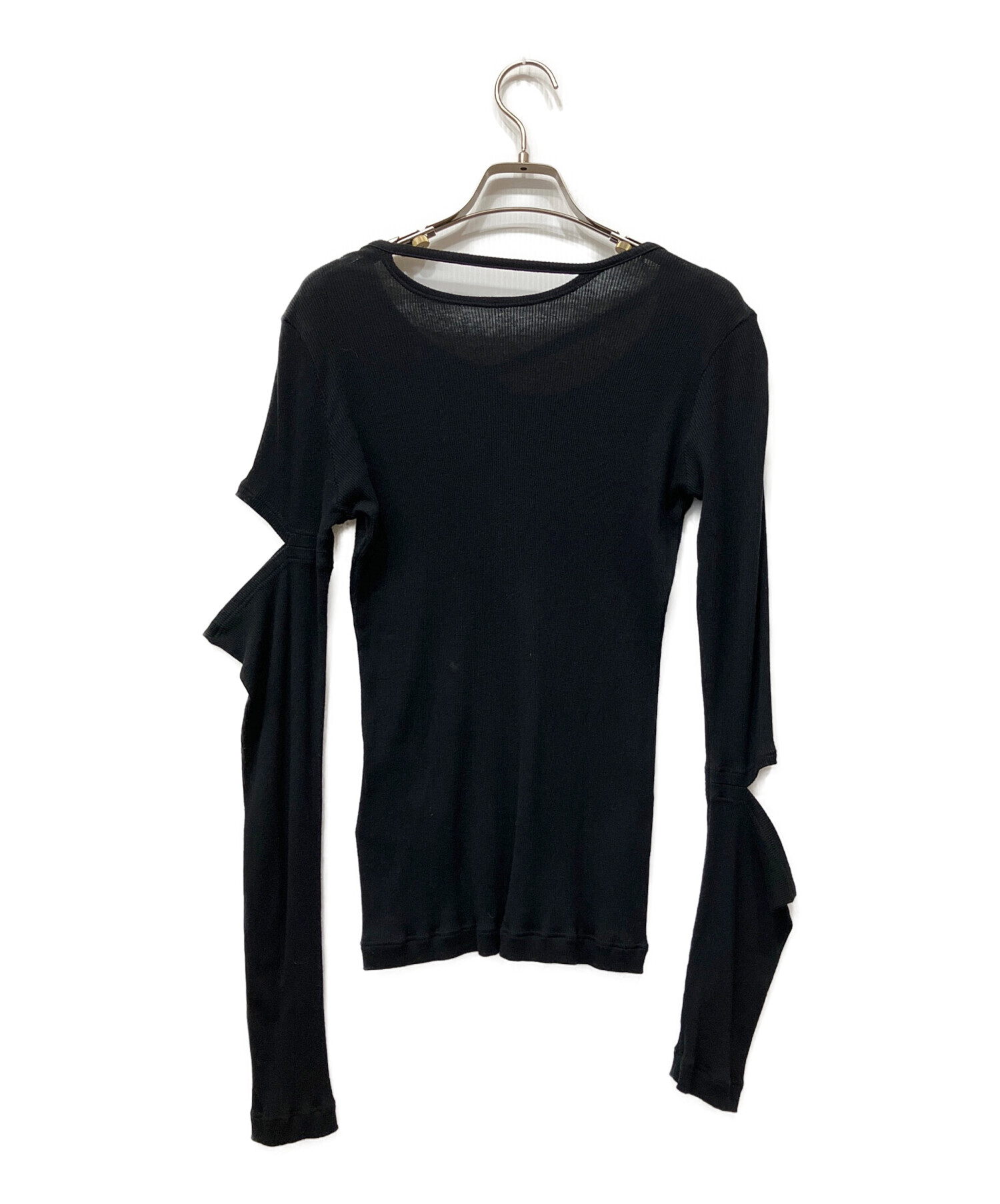 【未使用】LIMI feuリミフゥ ストリングスリーブジャージートップ 中古・古着通販】LIMI feu (リミフゥ) C RIB STITCH ARM SLIT T