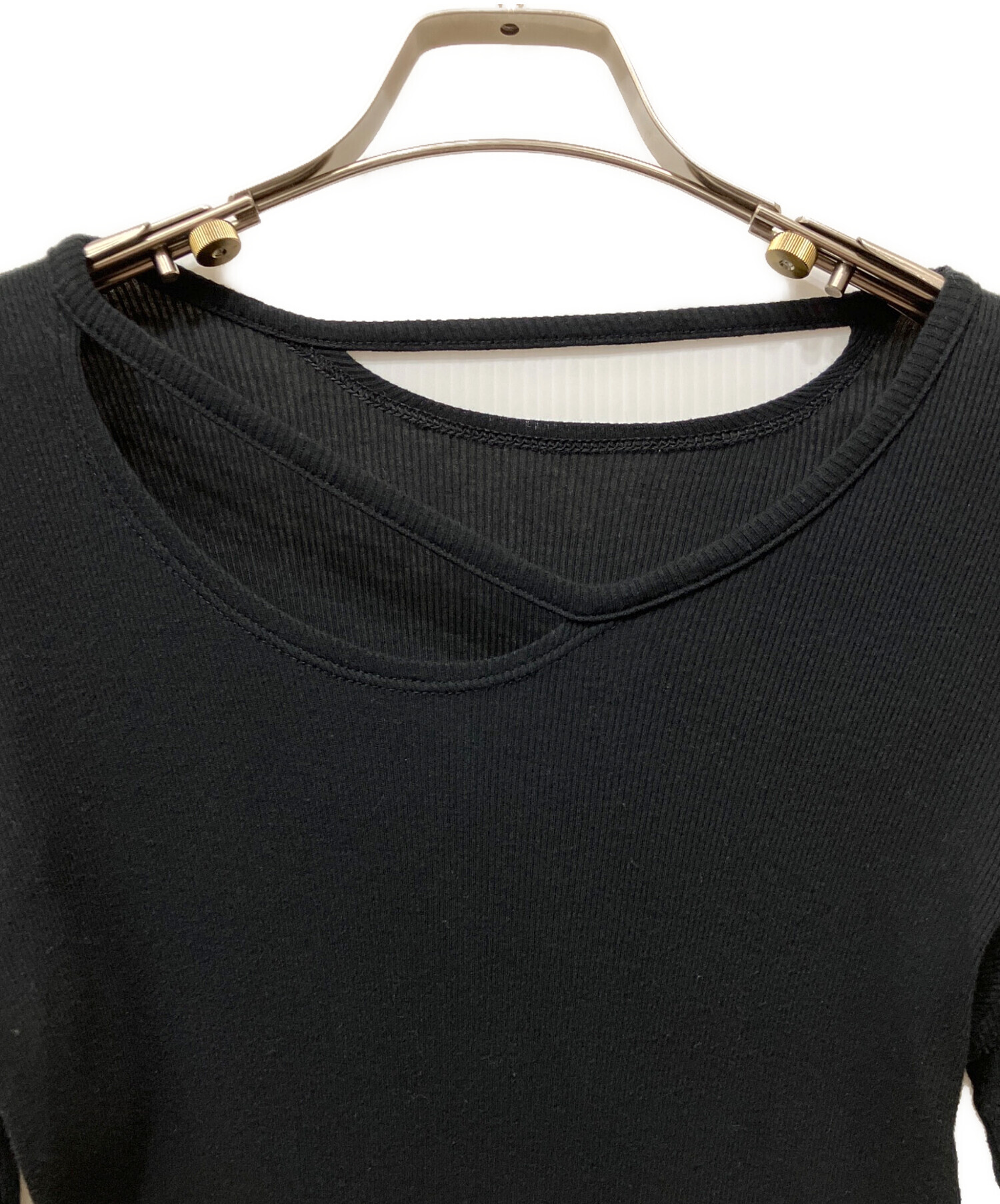 【未使用】LIMI feuリミフゥ ストリングスリーブジャージートップ 中古・古着通販】LIMI feu (リミフゥ) C RIB STITCH ARM SLIT T