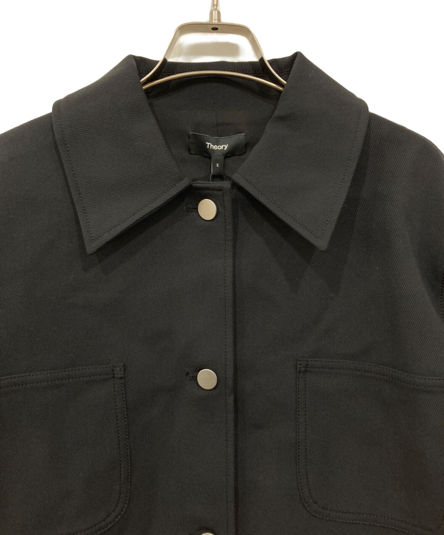 Theory セオリー CPOシャツ・ジャケット サイズS 黒 新品未使用 中古・古着通販】theory (セオリー) Neoteric Twill Utility Jacket