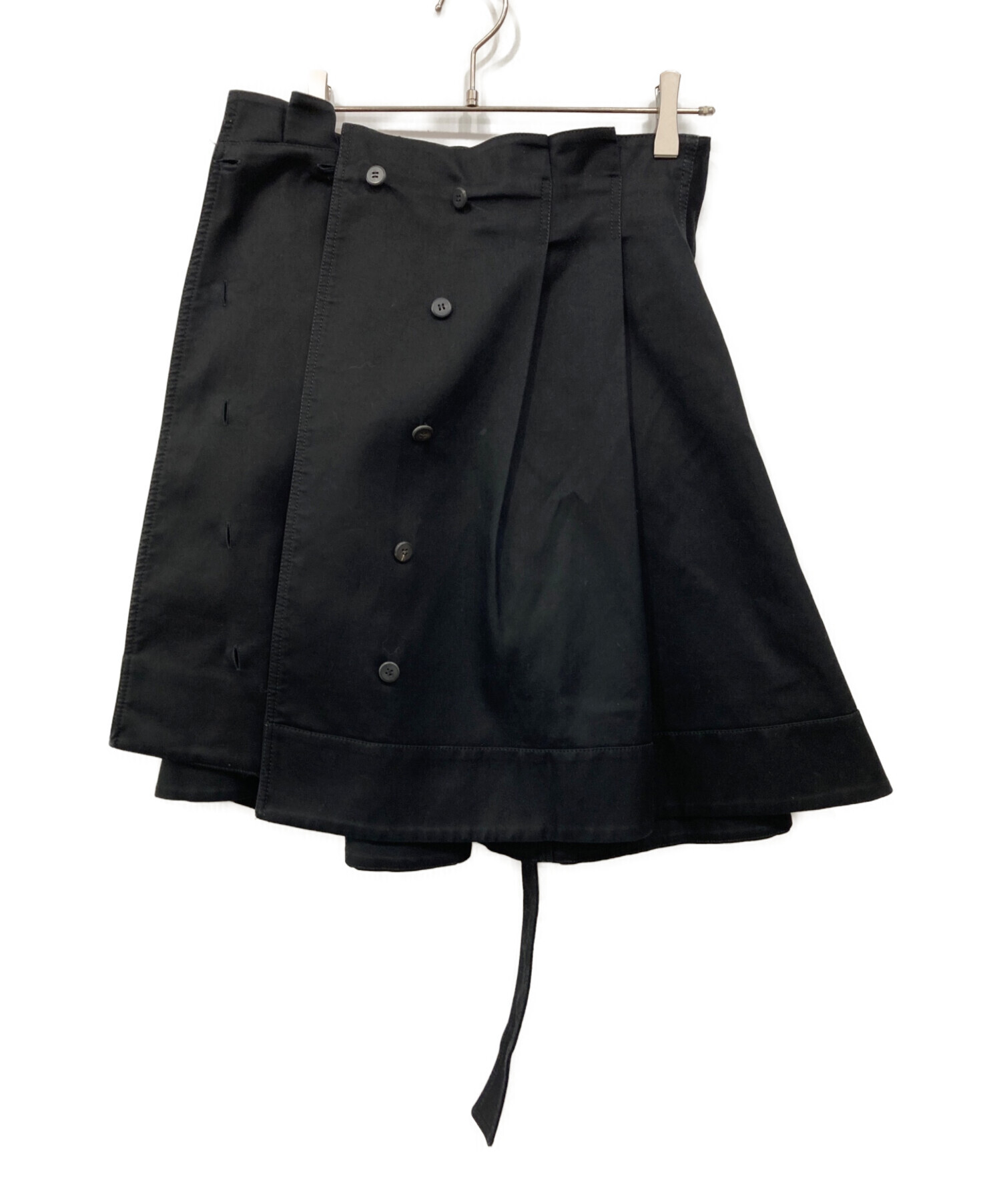 P バレンシアガ　90sアーカイブ　スカート 中古・古着通販】BALENCIAGA (バレンシアガ) ラップスカート ブラック