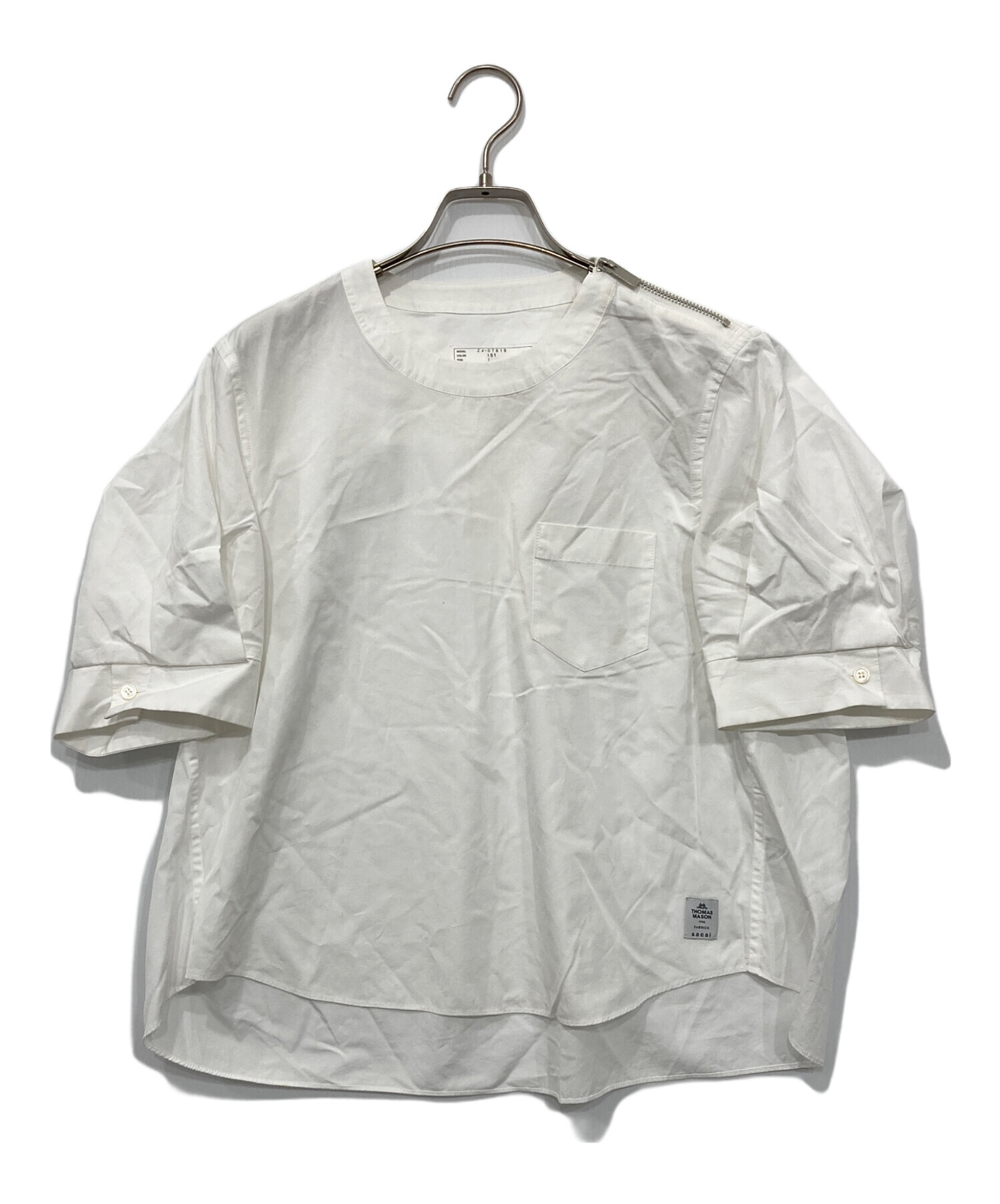 中古・古着通販】sacai (サカイ) Thomas Mason Cotton Poplin Pullover