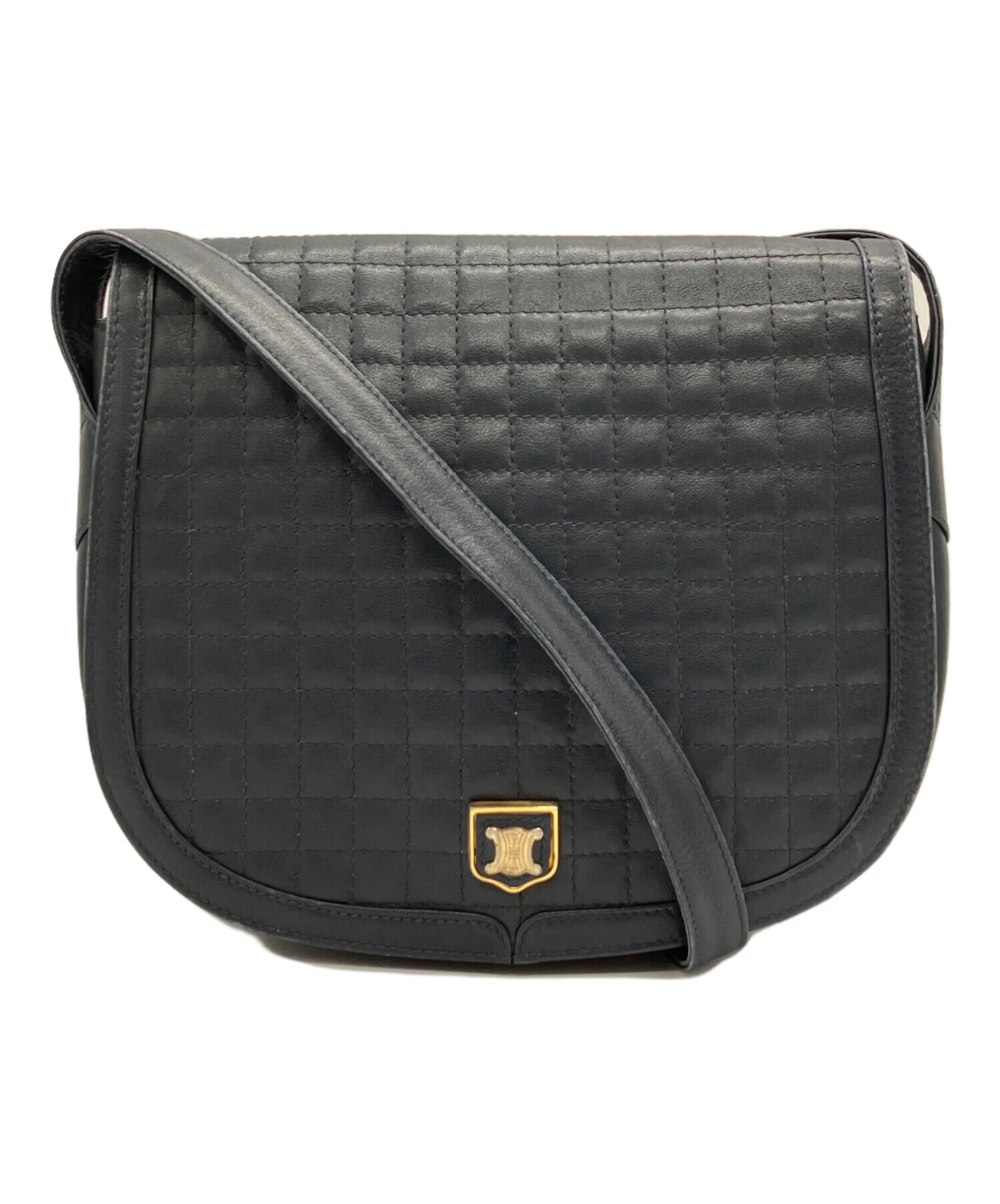 中古・古着通販】CELINE (セリーヌ) キルティングショルダーバッグ 