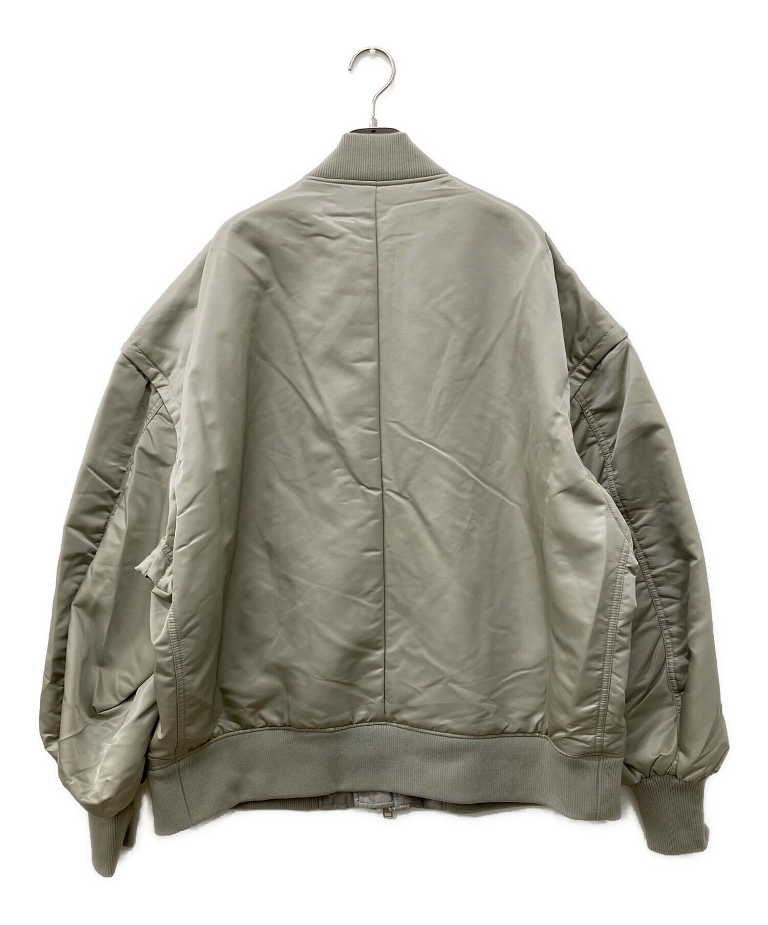 中古・古着通販】CALUX (キャラクス) SHORT BOMBER JACKET セージ