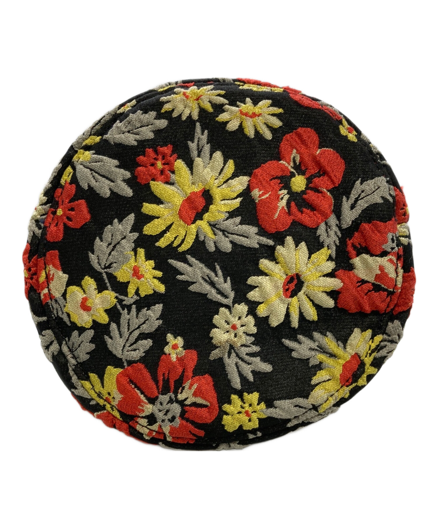 中古・古着通販】GANNI (ガニー) 花柄 巾着ショルダーバック ブラック 