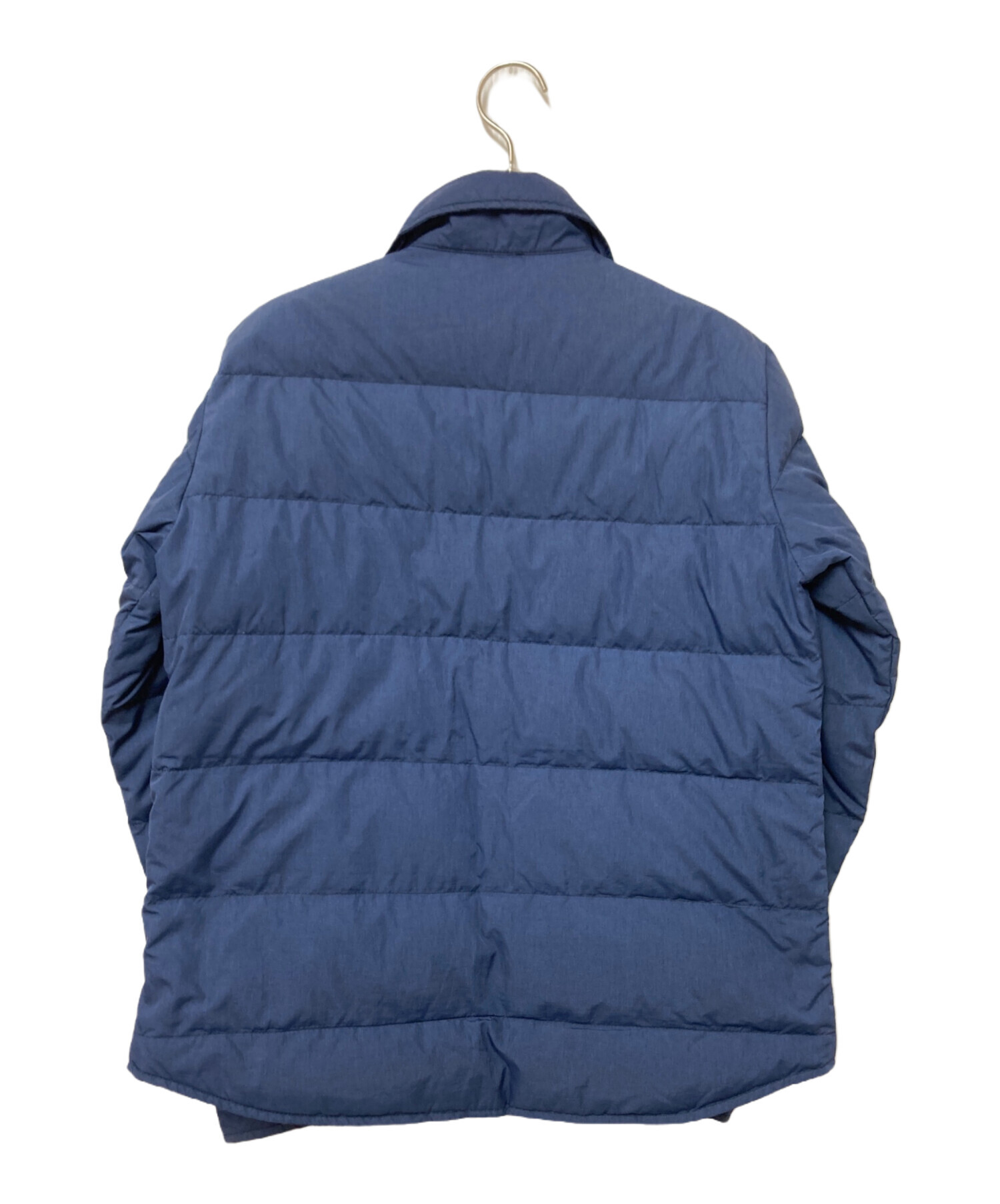 中古・古着通販】NANGA (ナンガ) ダウンシャツ ネイビー サイズ:S 