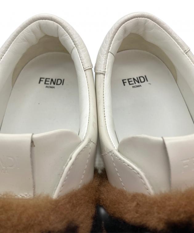 中古・古着通販】FENDI (フェンディ) ズッカファースリッポン ホワイト