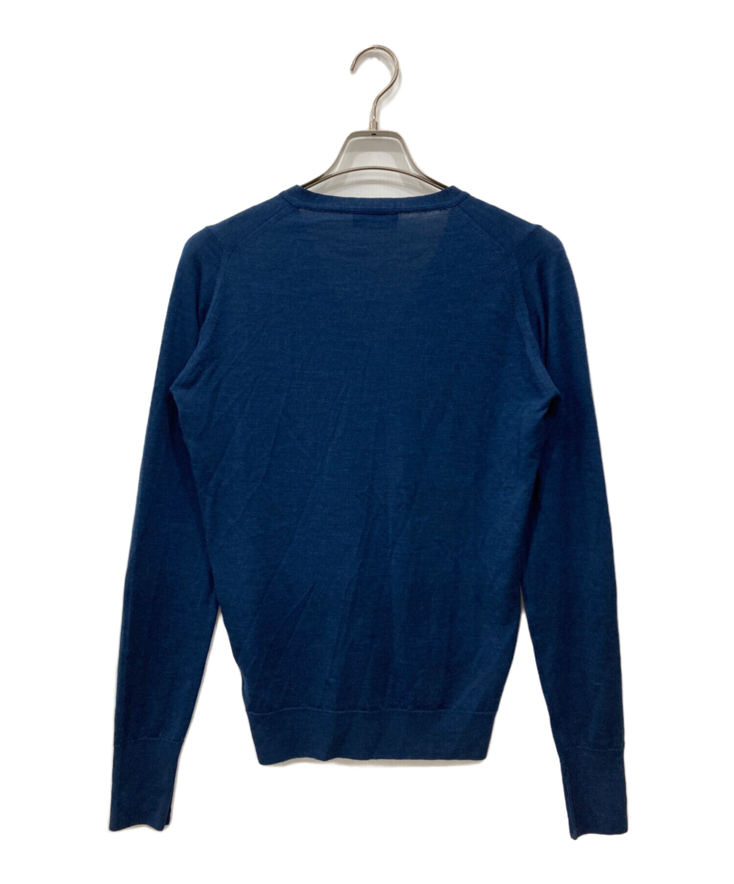 JOHN SMEDLEY ネイビー ショール 中古・古着通販】JOHN SMEDLEY (ジョンスメドレー) カーディガン