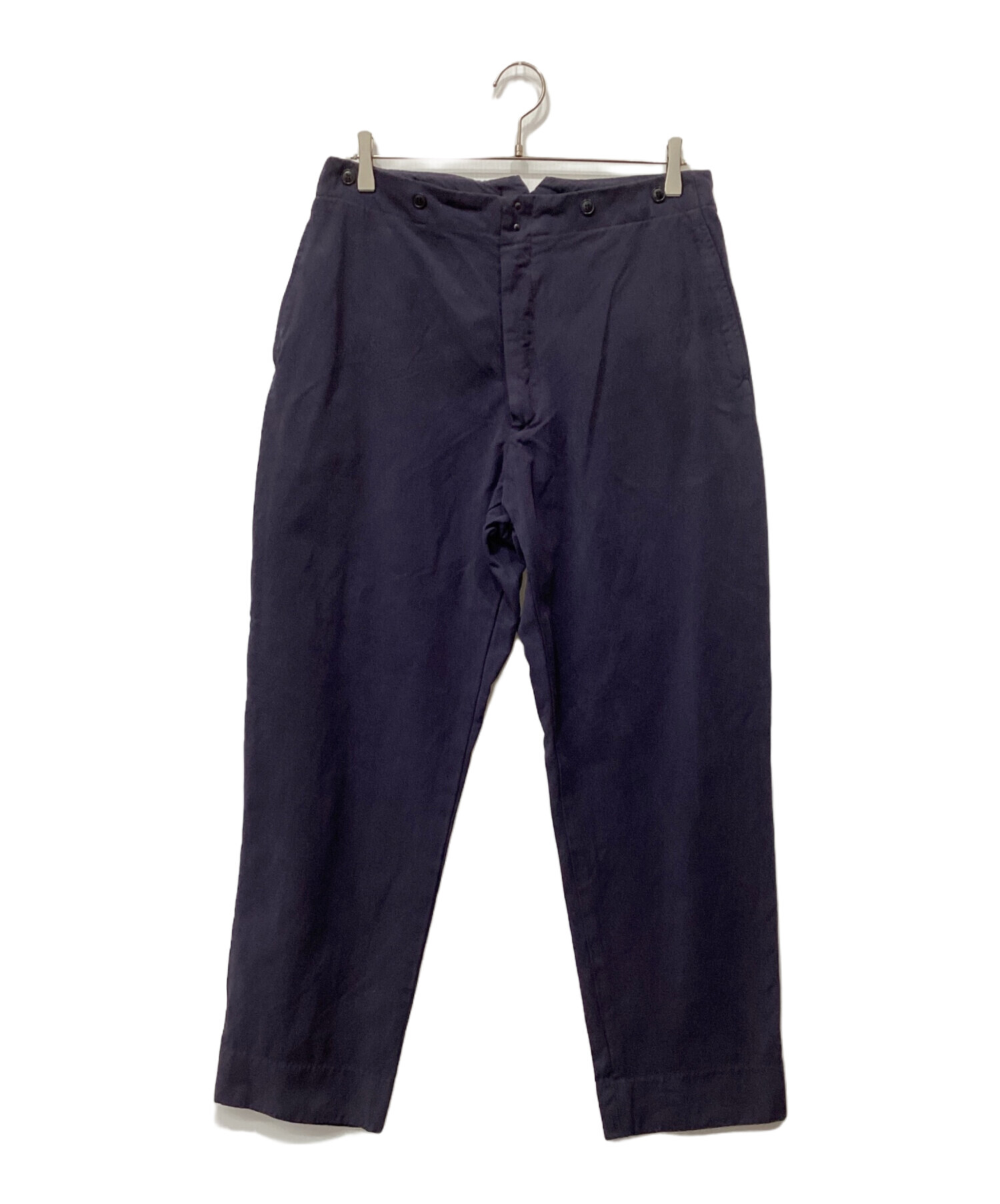 中古・古着通販】COMOLI (コモリ) 製品染バックストラップパンツ