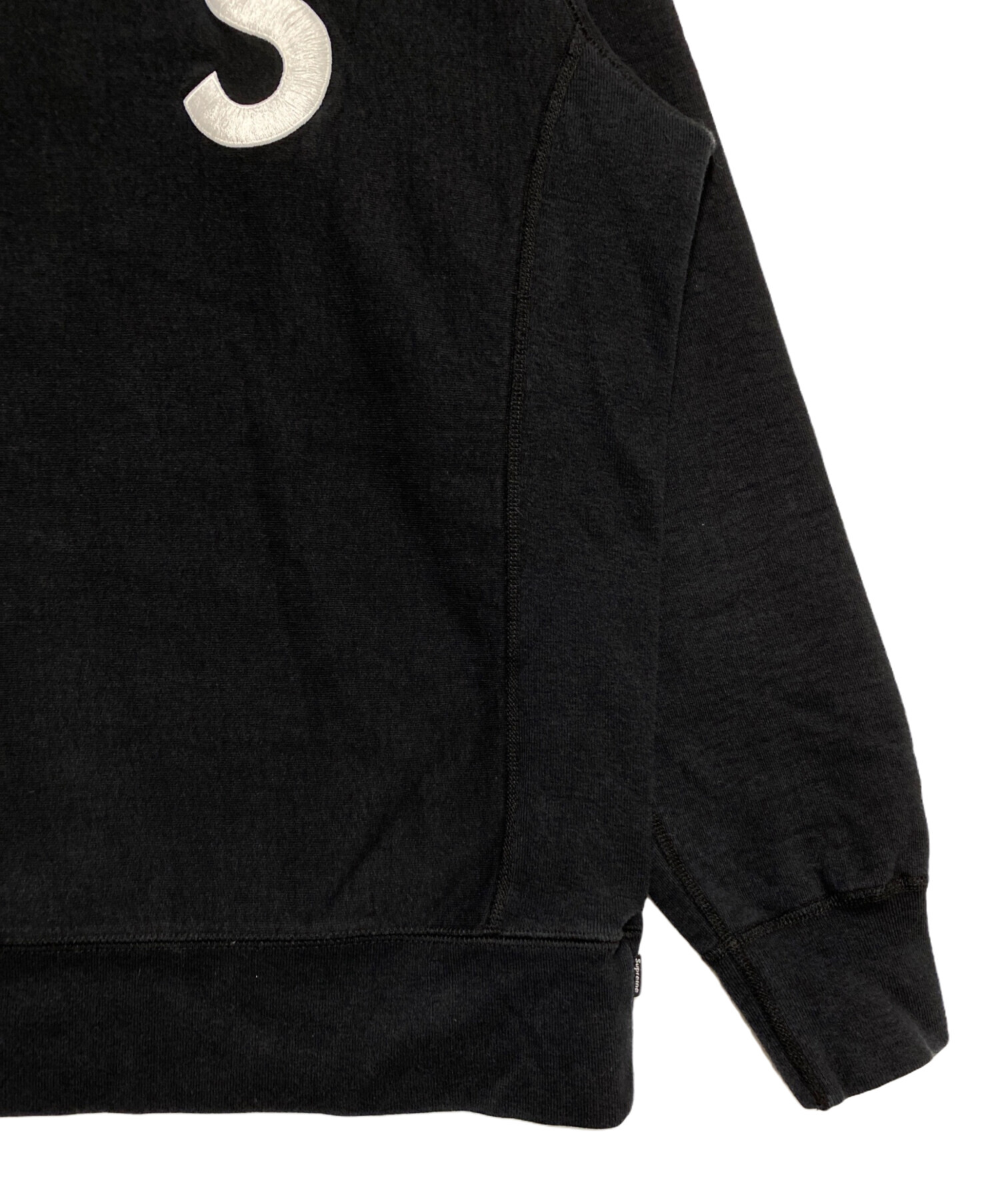 Supreme ブラック トレーナー Supreme 黒 クルーネック トレーナー