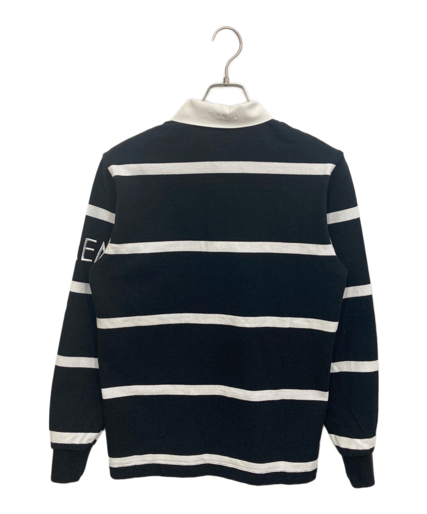 中古・古着通販】Supreme (シュプリーム) Striped Rugby ブラック 