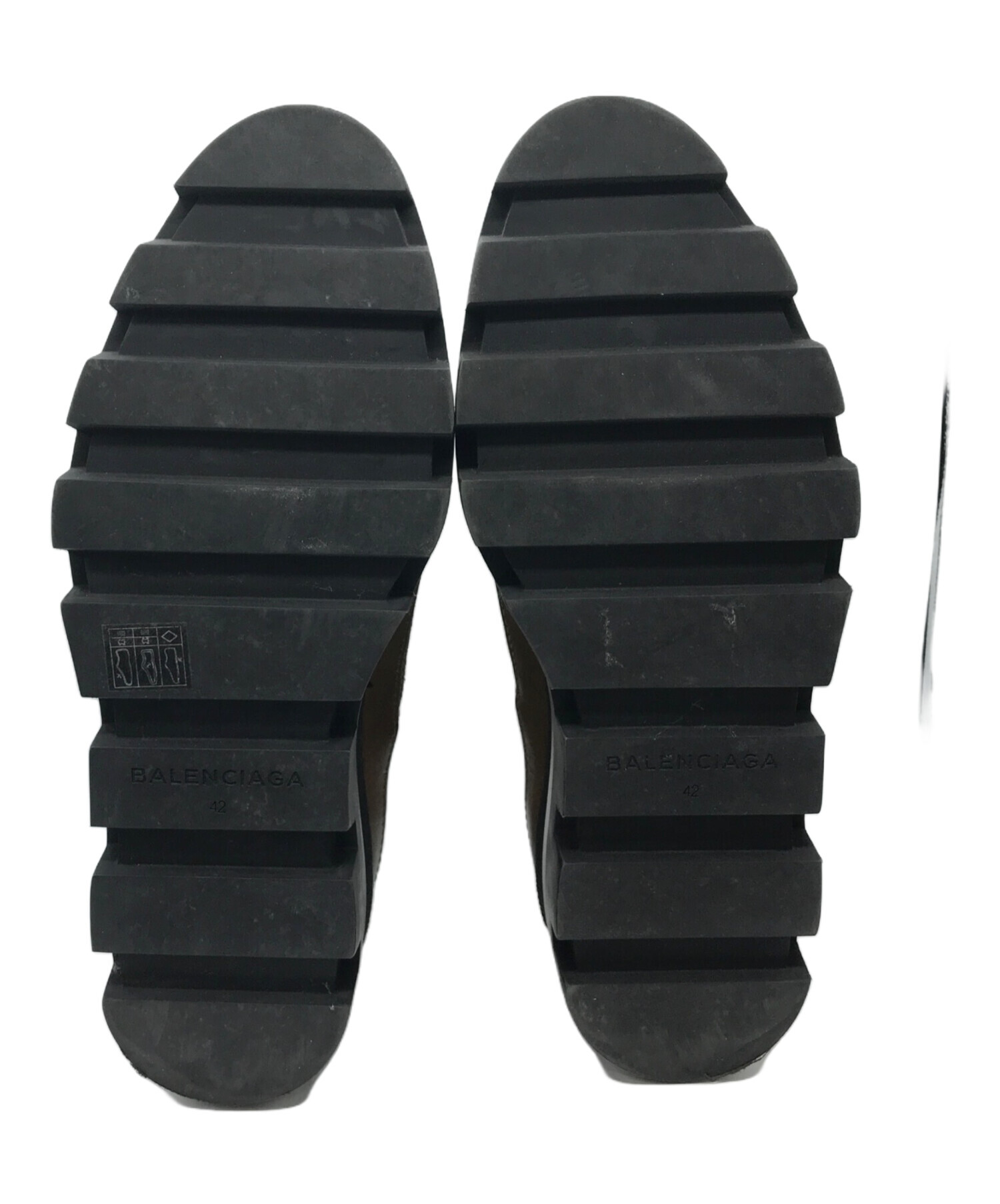 中古・古着通販】BALENCIAGA (バレンシアガ) コンバットブーツ カーキ