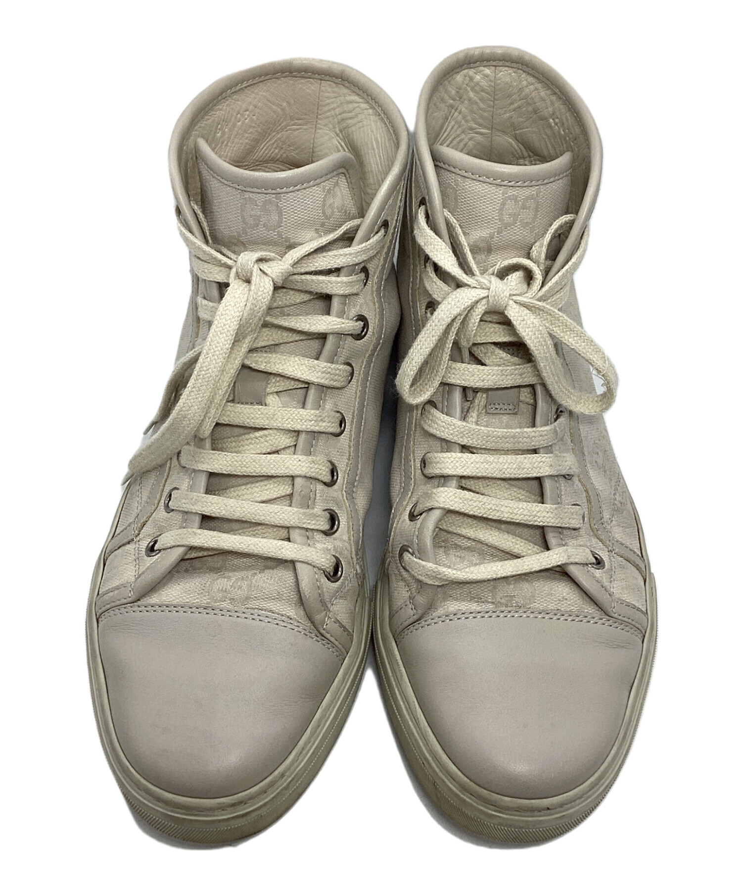 中古・古着通販】GUCCI (グッチ) GGキャンバス ハイカットスニーカー