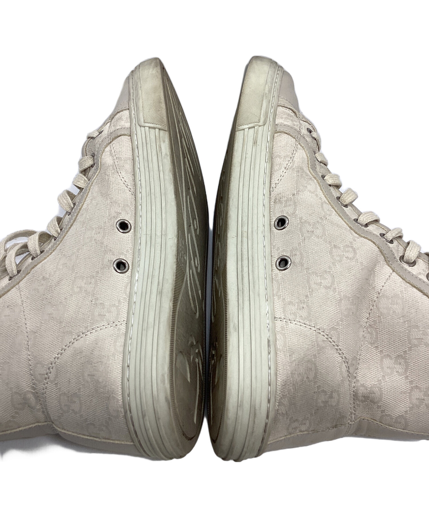 中古・古着通販】GUCCI (グッチ) GGキャンバス ハイカットスニーカー