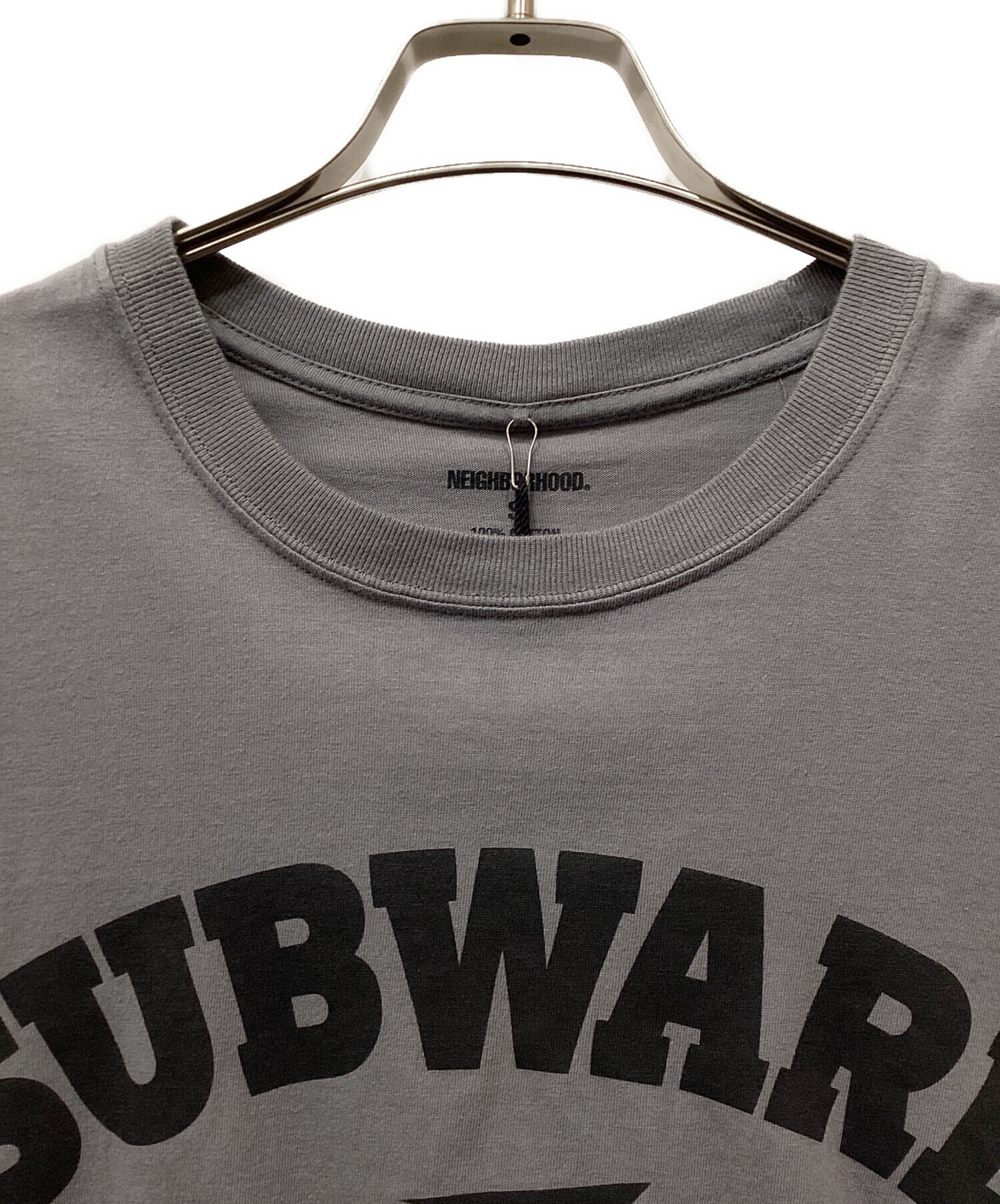 中古・古着通販】NEIGHBORHOOD (ネイバーフッド) SUBWARE TEE グレー
