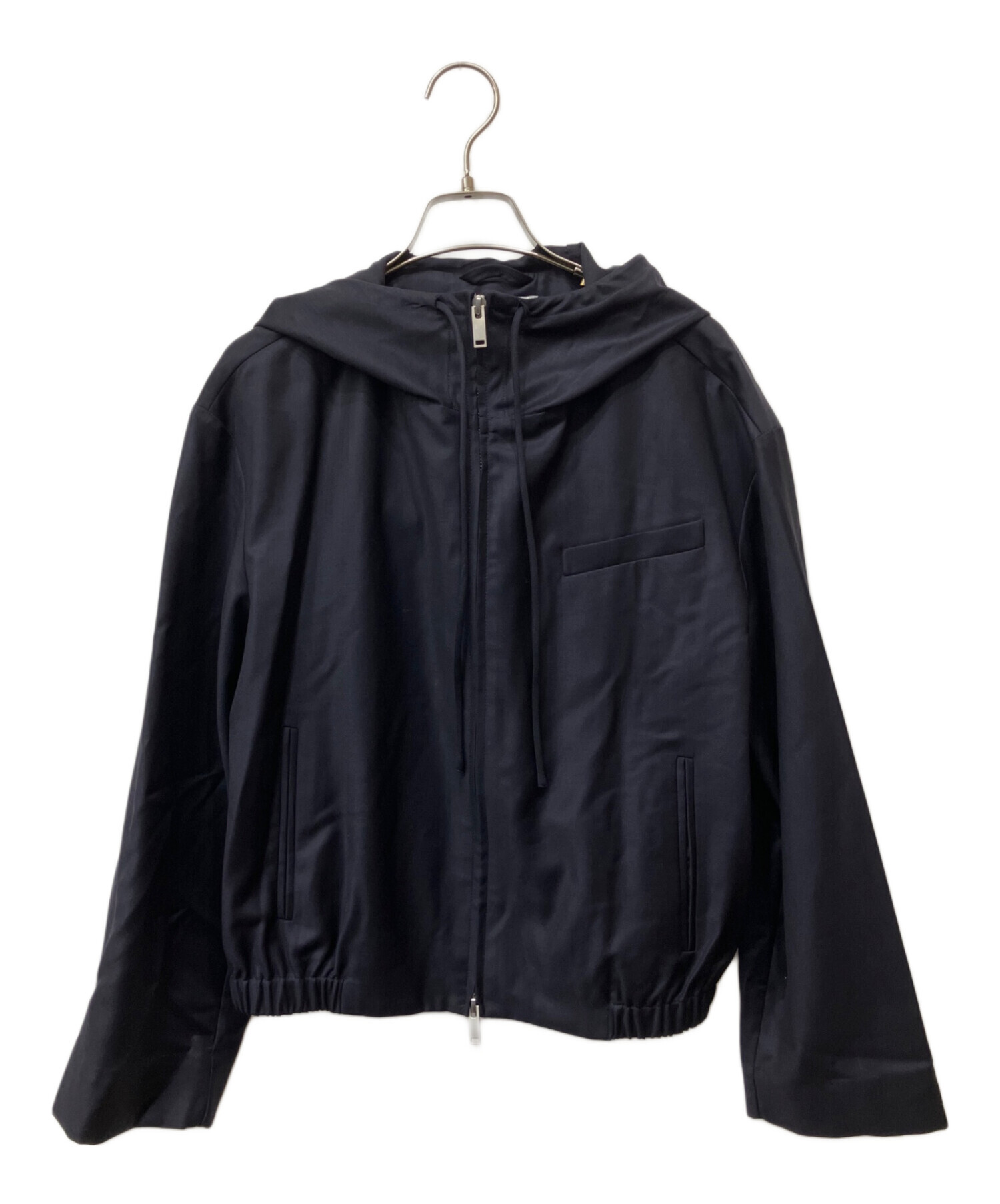 中古・古着通販】COS (コス) TAILORED WOOL HOODED JACKET ネイビー