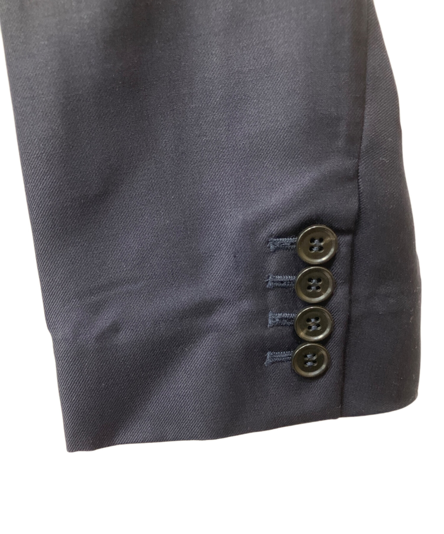 中古・古着通販】COS (コス) TAILORED WOOL HOODED JACKET ネイビー