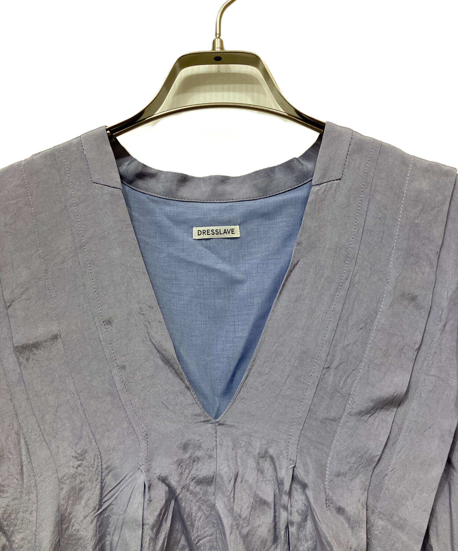 中古・古着通販】DRESSLAVE (ドレスレイブ) ワンピース ブルー サイズ 