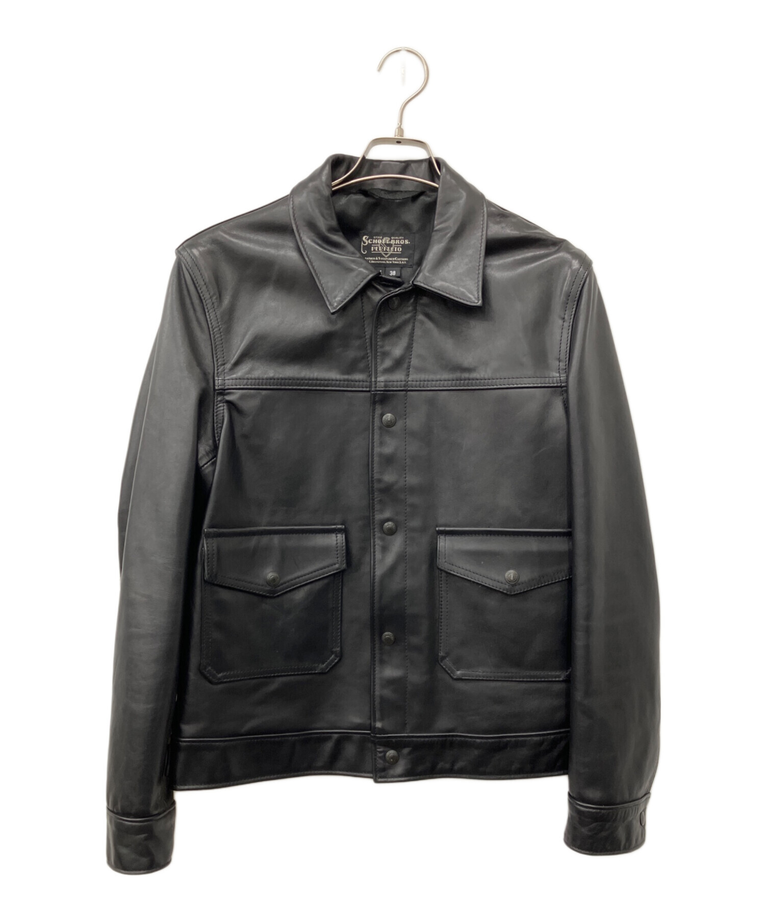 ショット Schott Bros パディングジャケット メンズ L 古着 SCHOTT（ショット)中古・古着オンライン通販 | Kindal（カインドオル)