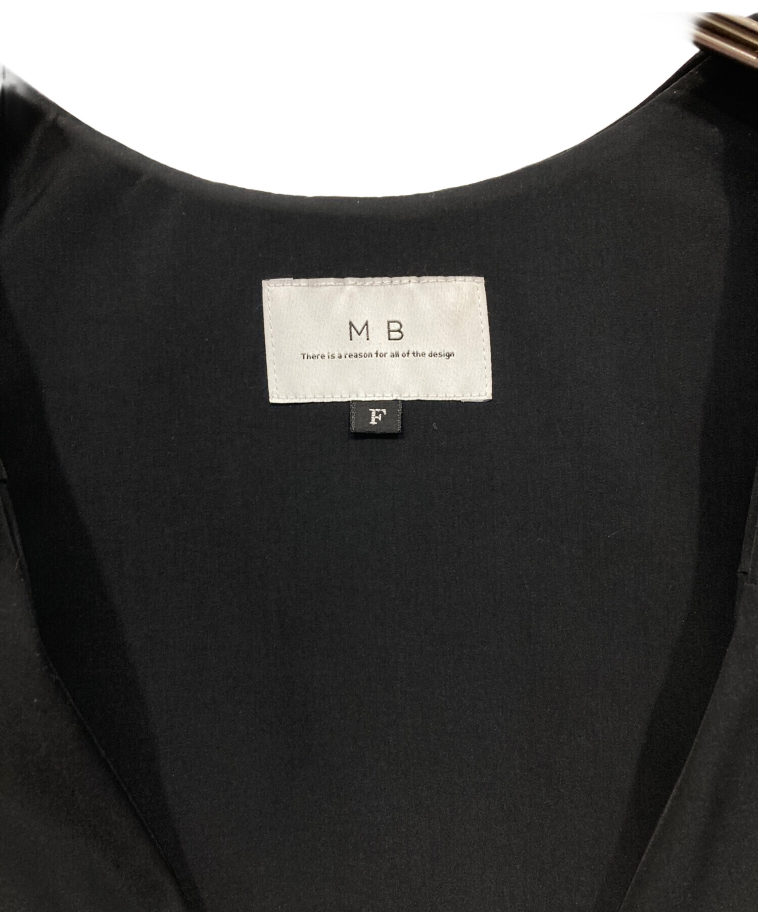 中古・古着通販】mb (エムビー) ユーティリティベスト ブラック サイズ