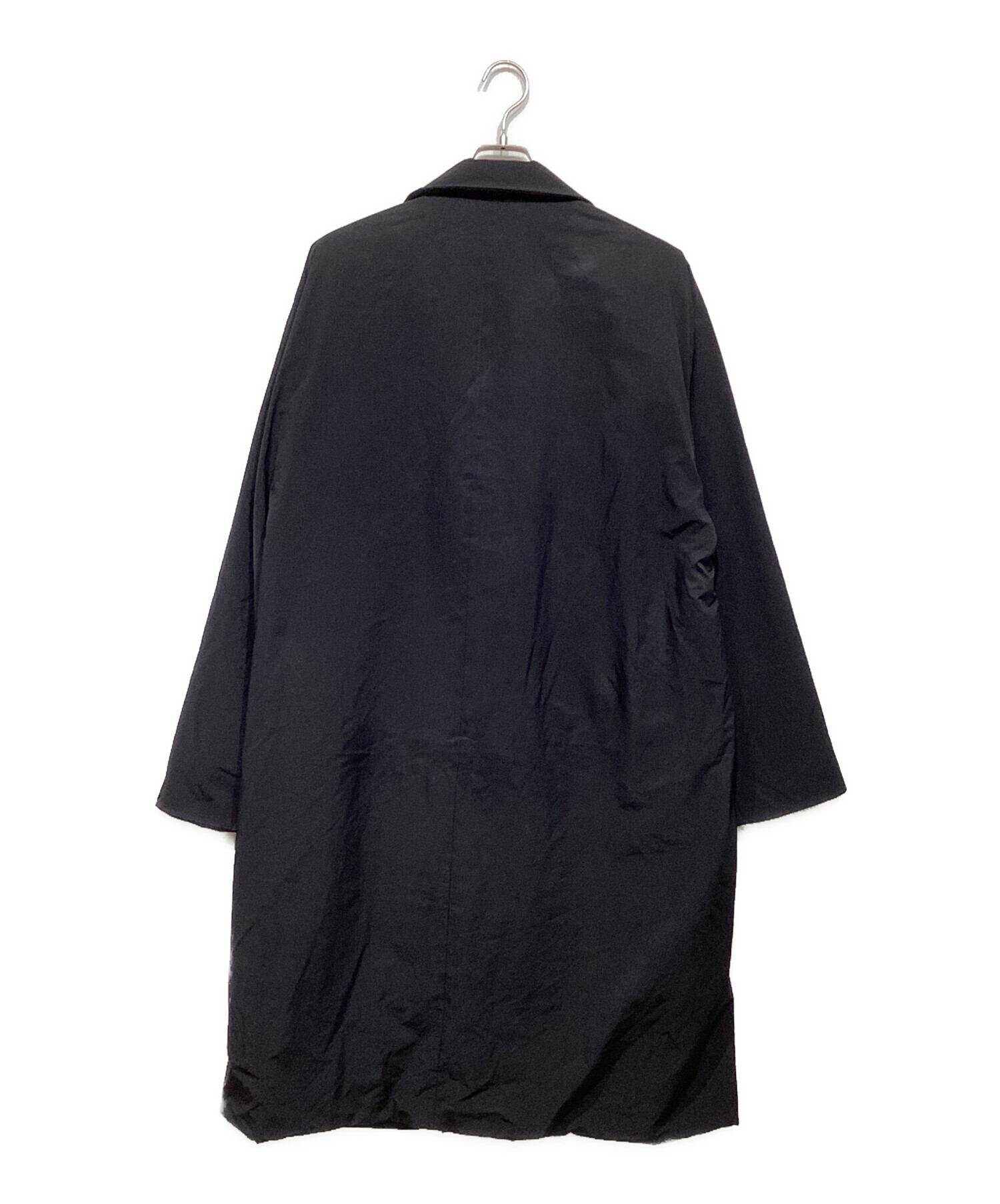 中古・古着通販】ATON (エイトン) ASAKO NYLON PEAKED LAPEL COAT