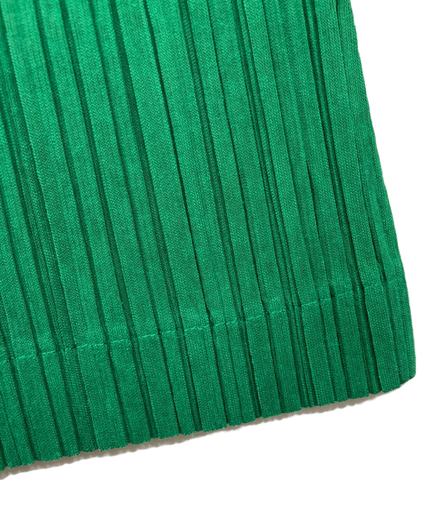 新品✨PLEATS PLEASE プリーツ　ボトムス　蛍光グリーン　サイズ3 中古・古着通販】PLEATS PLEASE (プリーツプリーズ) プリーツワイド